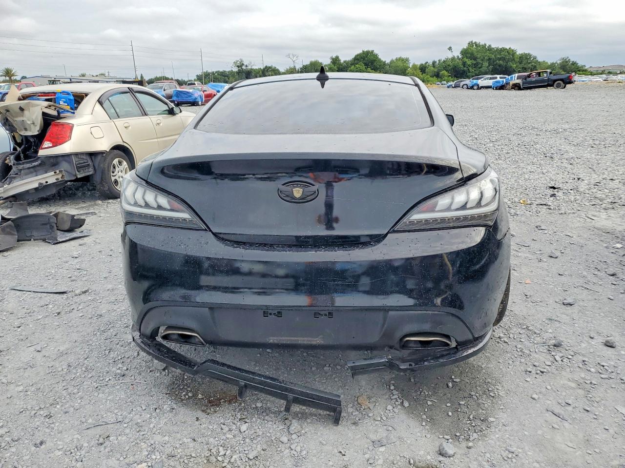 2013 Hyundai Genesis Coupe 2.0t Black vin: KMHHT6KD3DU086668