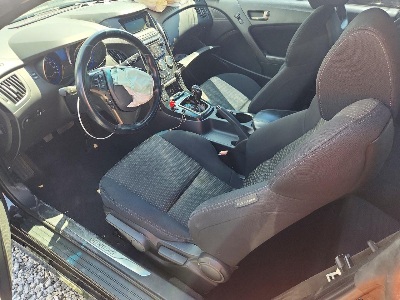 2013 Hyundai Genesis Coupe 2.0t Black vin: KMHHT6KD3DU086668
