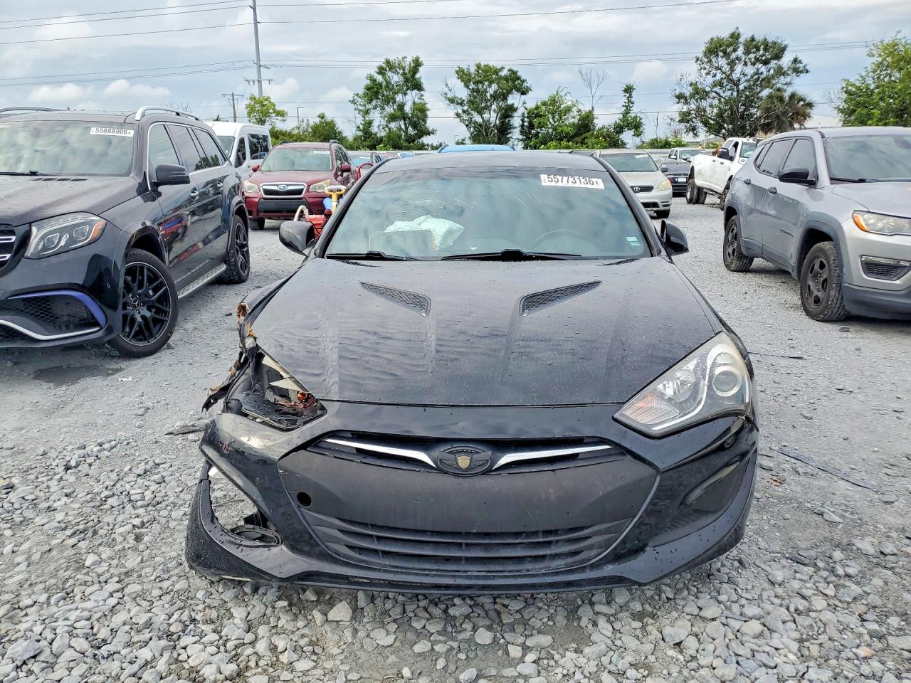 2013 Hyundai Genesis Coupe 2.0t Black vin: KMHHT6KD3DU086668