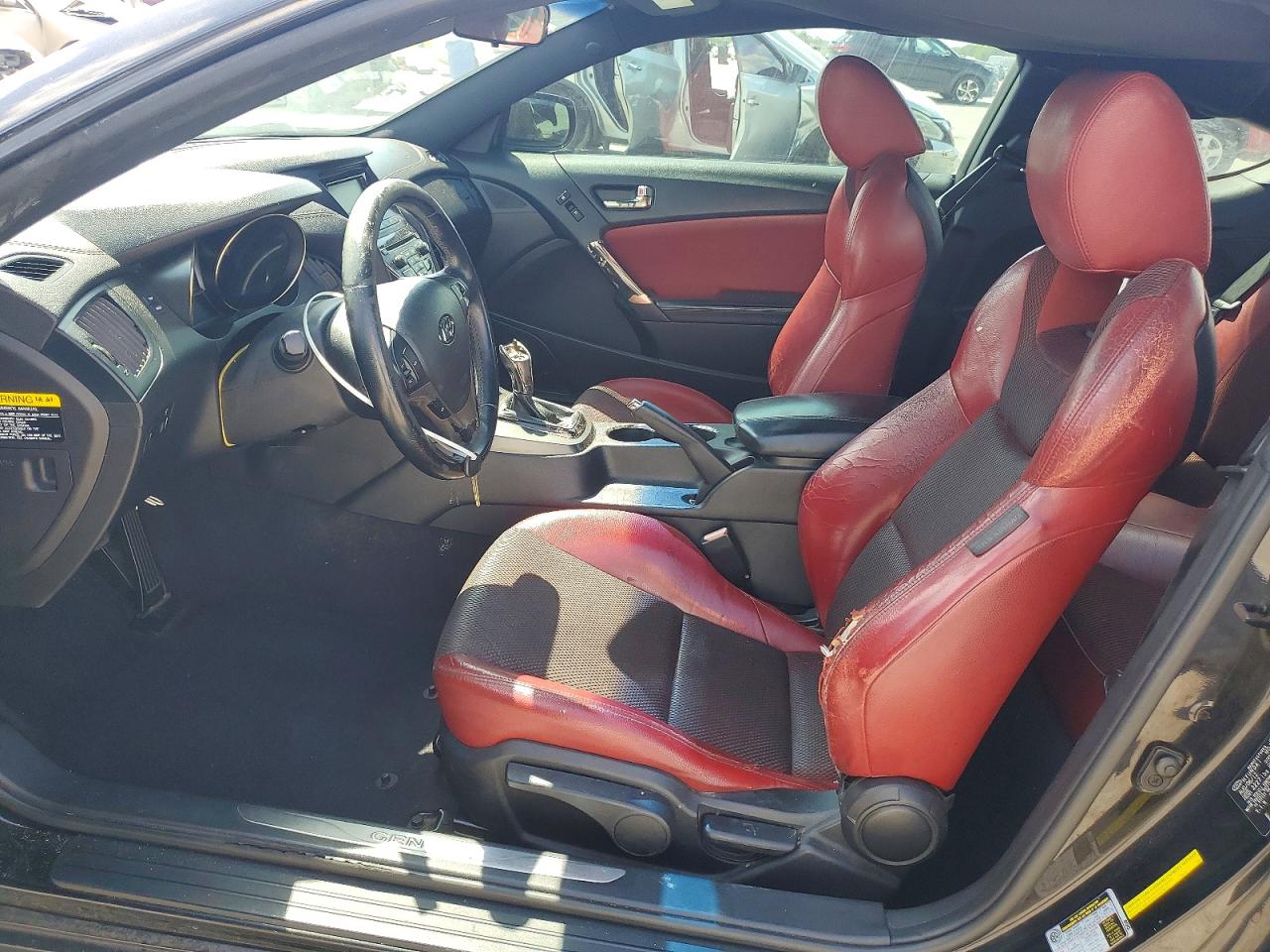 2013 Hyundai Genesis Coupe 2.0t Black vin: KMHHT6KD3DU087383