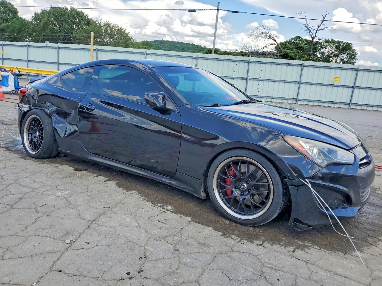 2013 Hyundai Genesis Coupe 2.0t Black vin: KMHHT6KD3DU087383