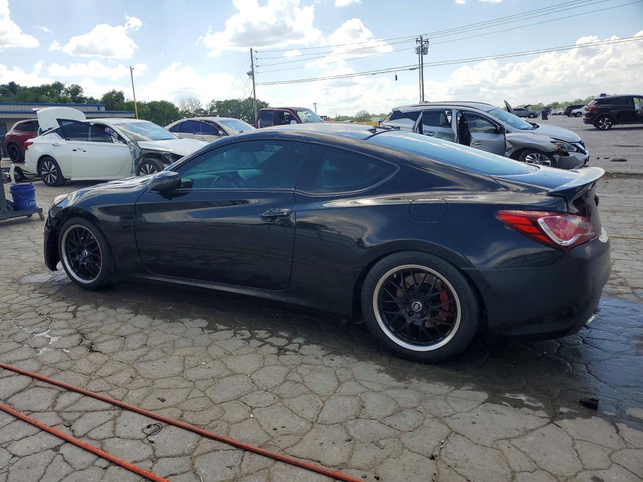 2013 Hyundai Genesis Coupe 2.0t Black vin: KMHHT6KD3DU087383