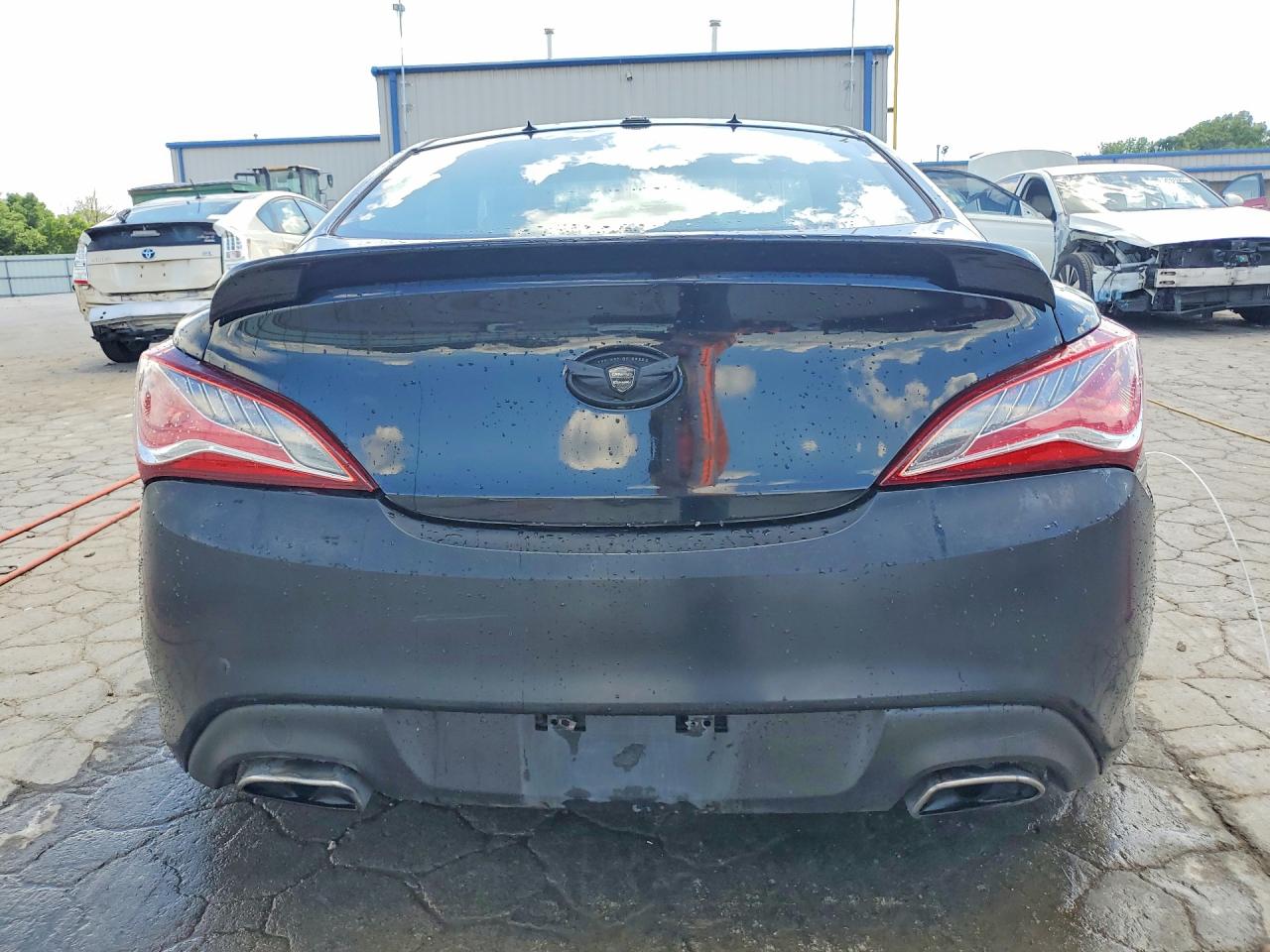 2013 Hyundai Genesis Coupe 2.0t Black vin: KMHHT6KD3DU087383