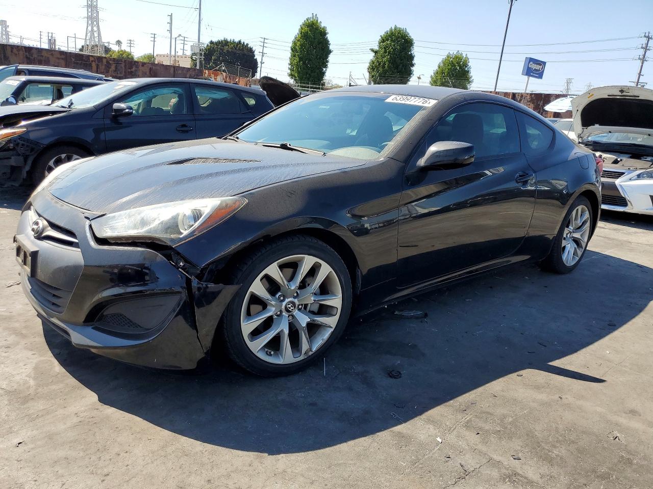 2013 Hyundai Genesis Coupe 2.0t Black vin: KMHHT6KD3DU090588