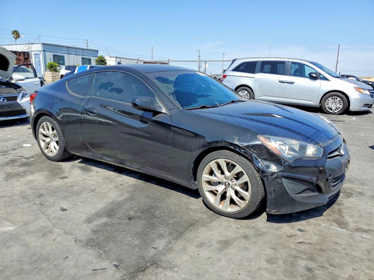 2013 Hyundai Genesis Coupe 2.0t Black vin: KMHHT6KD3DU090588
