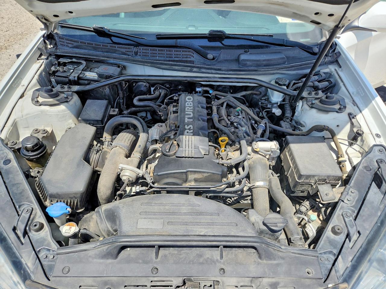 2013 Hyundai Genesis Coupe 2.0t White vin: KMHHT6KD3DU091997