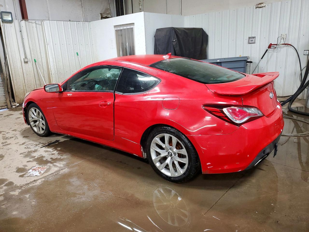 2013 Hyundai Genesis Coupe 2.0t Red vin: KMHHT6KD3DU095256