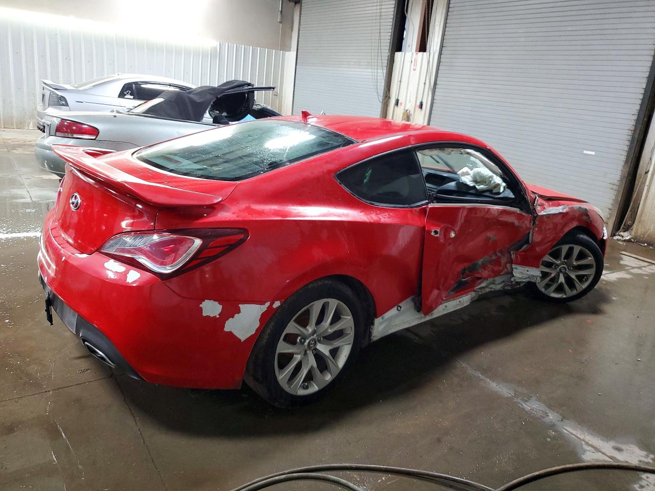 2013 Hyundai Genesis Coupe 2.0t Red vin: KMHHT6KD3DU095256