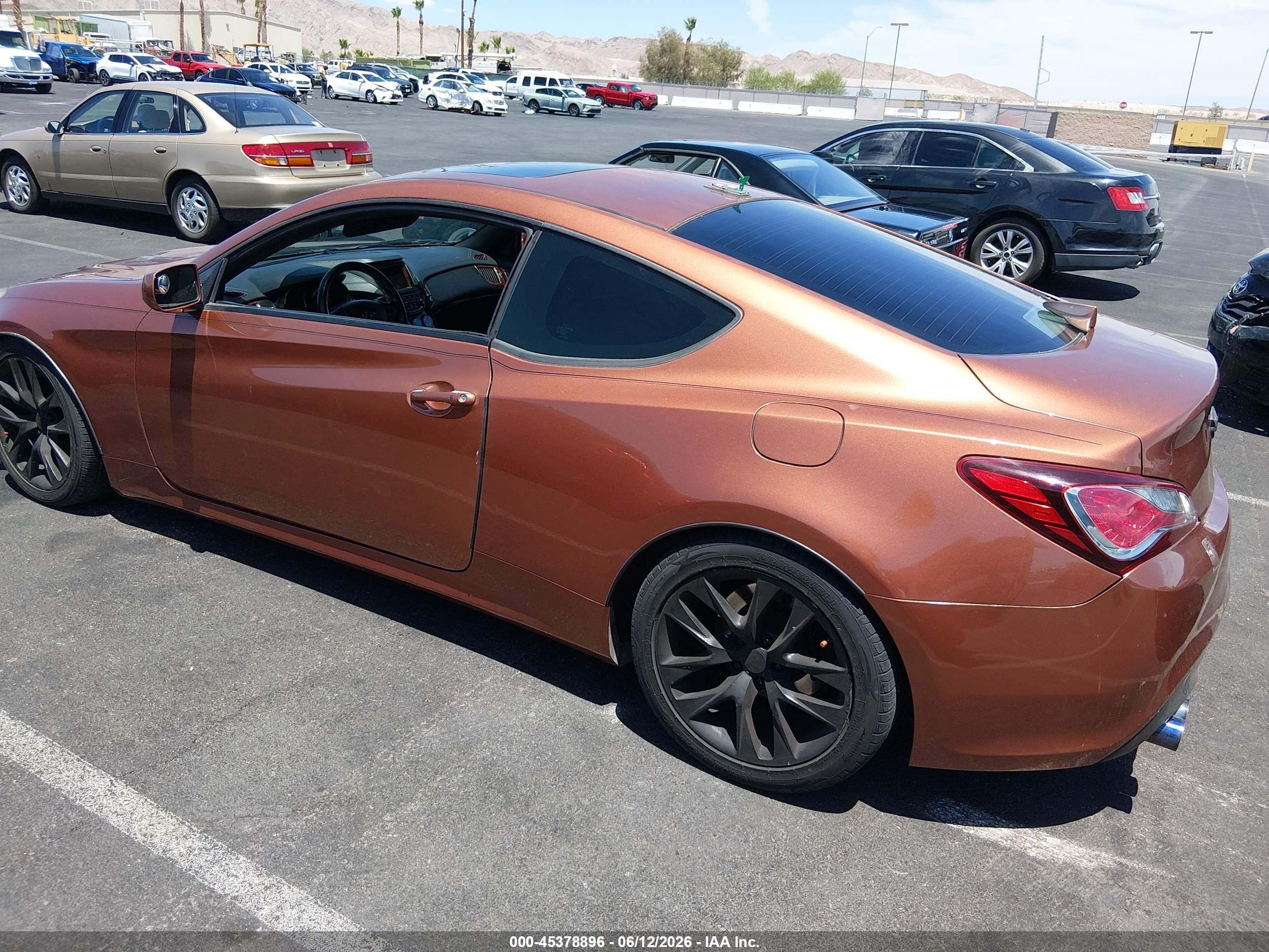 2013 Hyundai Genesis 2.0t Premium Orange vin: KMHHT6KD3DU095290