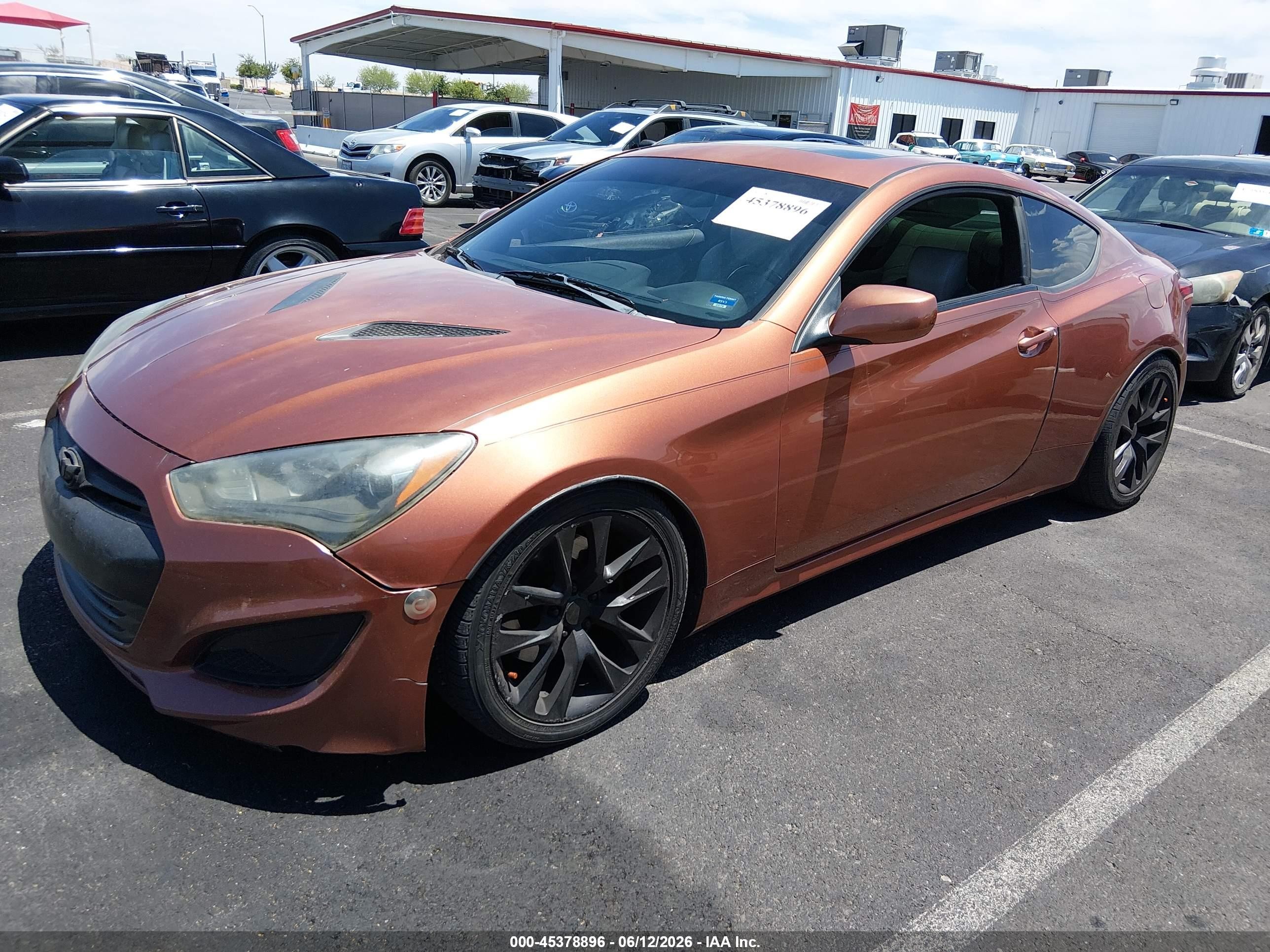 2013 Hyundai Genesis 2.0t Premium Orange vin: KMHHT6KD3DU095290