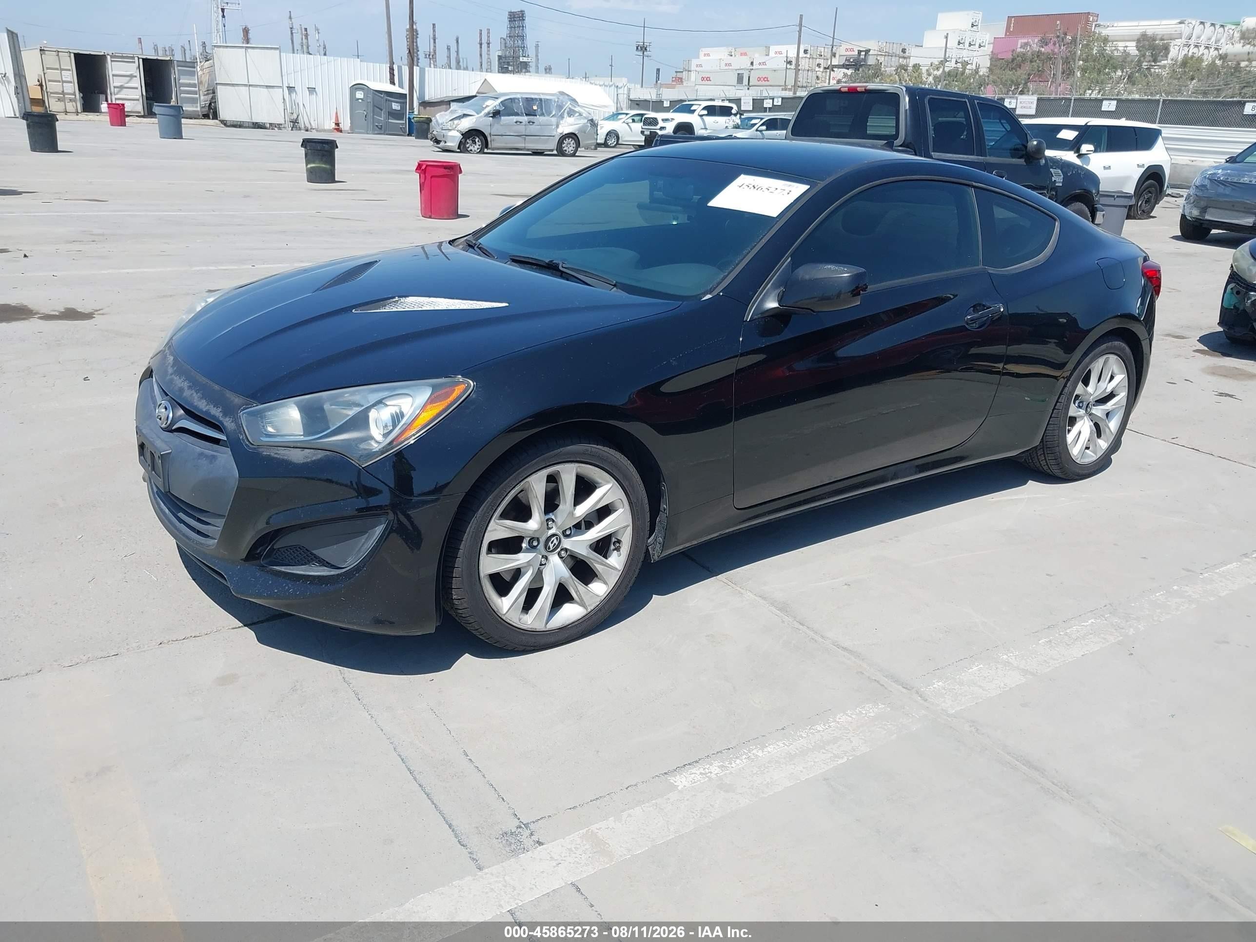 2013 Hyundai Genesis 2.0t Black vin: KMHHT6KD3DU096214