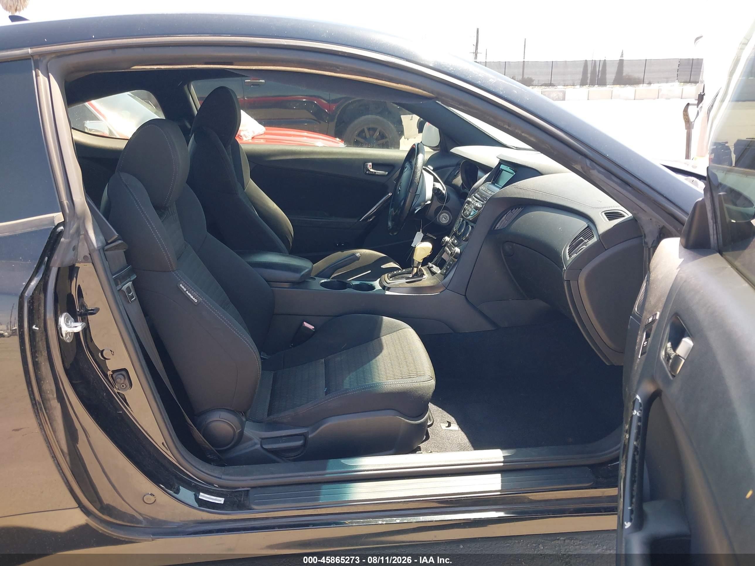 2013 Hyundai Genesis 2.0t Black vin: KMHHT6KD3DU096214