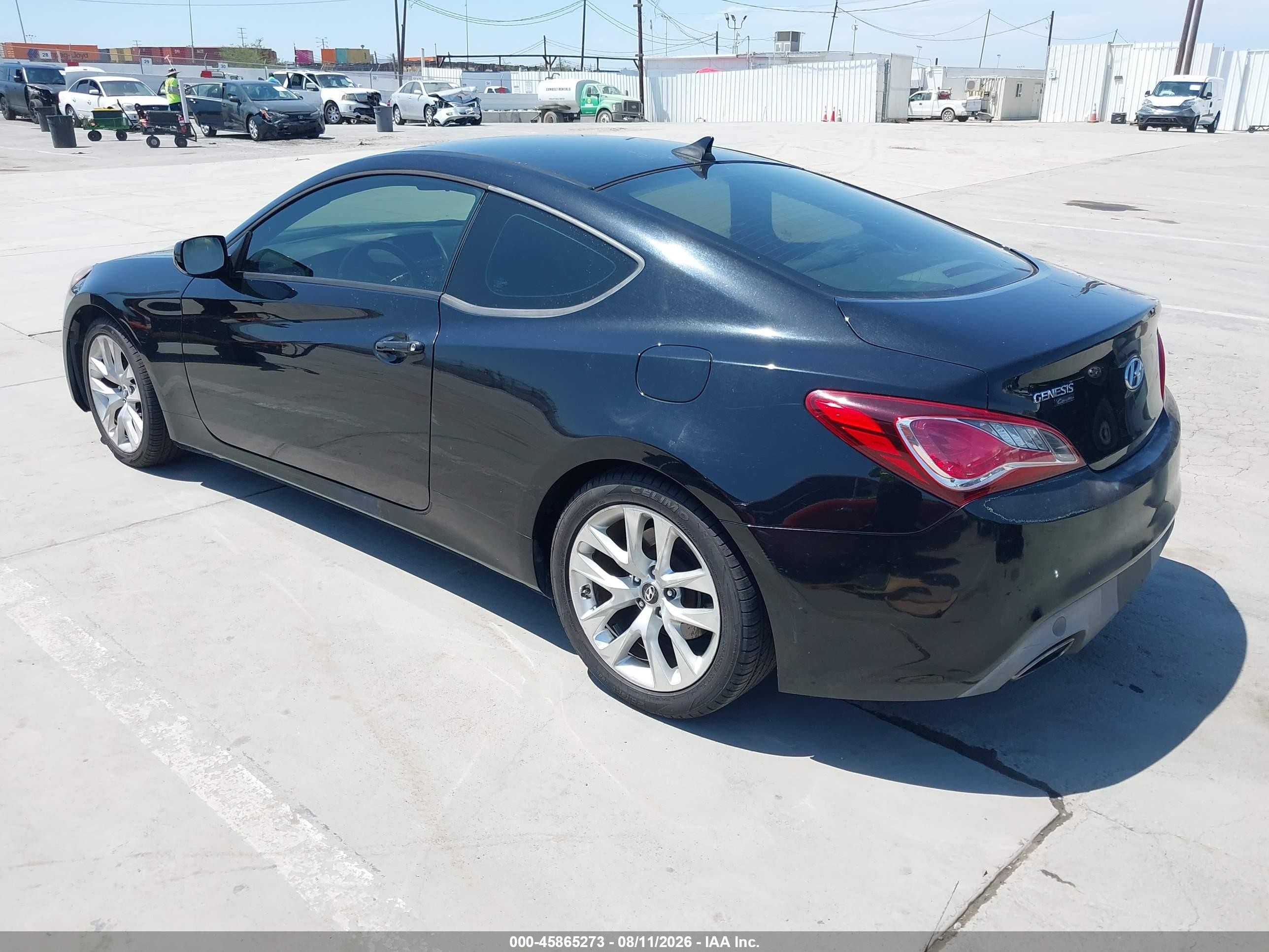 2013 Hyundai Genesis 2.0t Black vin: KMHHT6KD3DU096214
