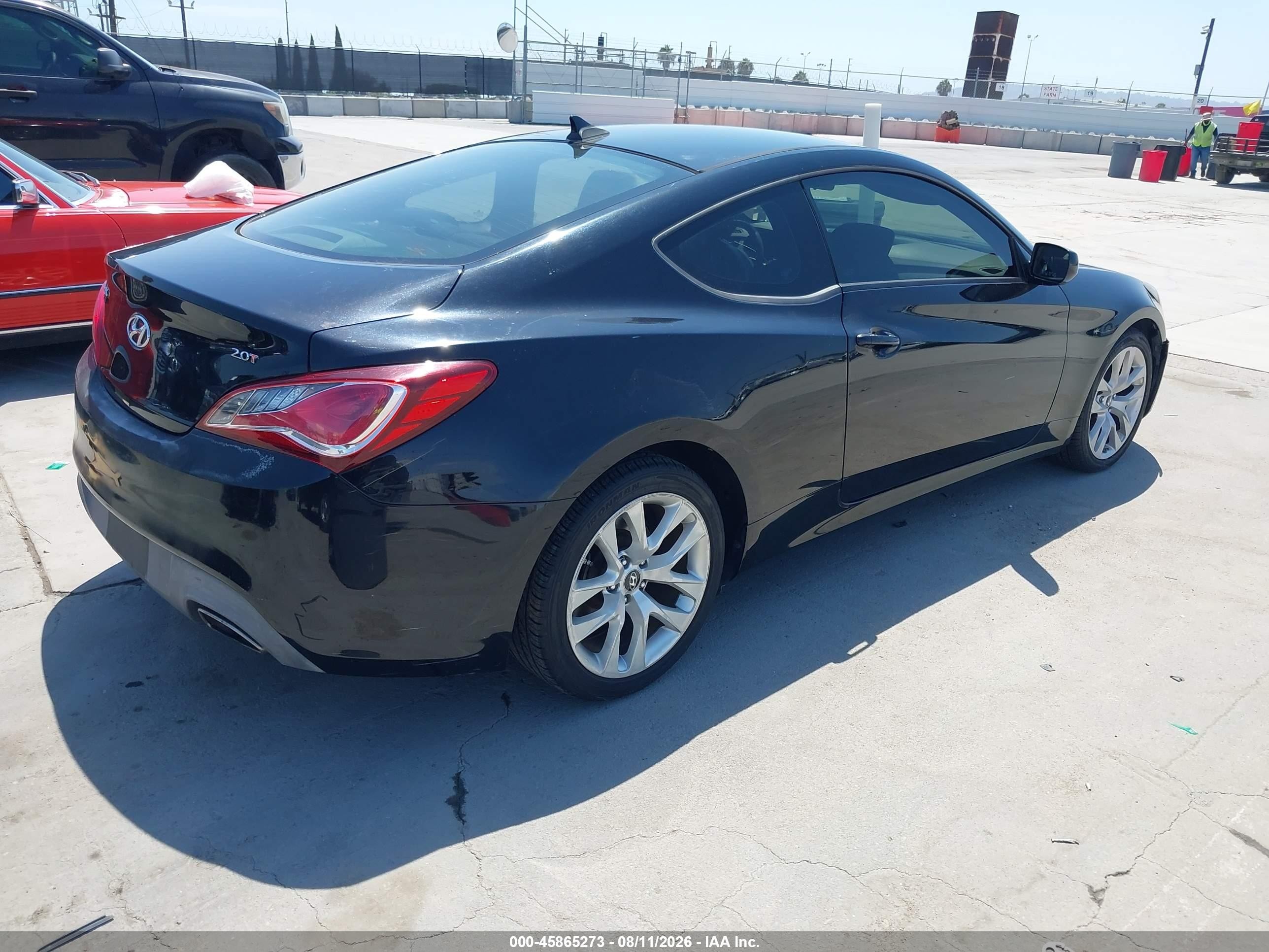 2013 Hyundai Genesis 2.0t Black vin: KMHHT6KD3DU096214