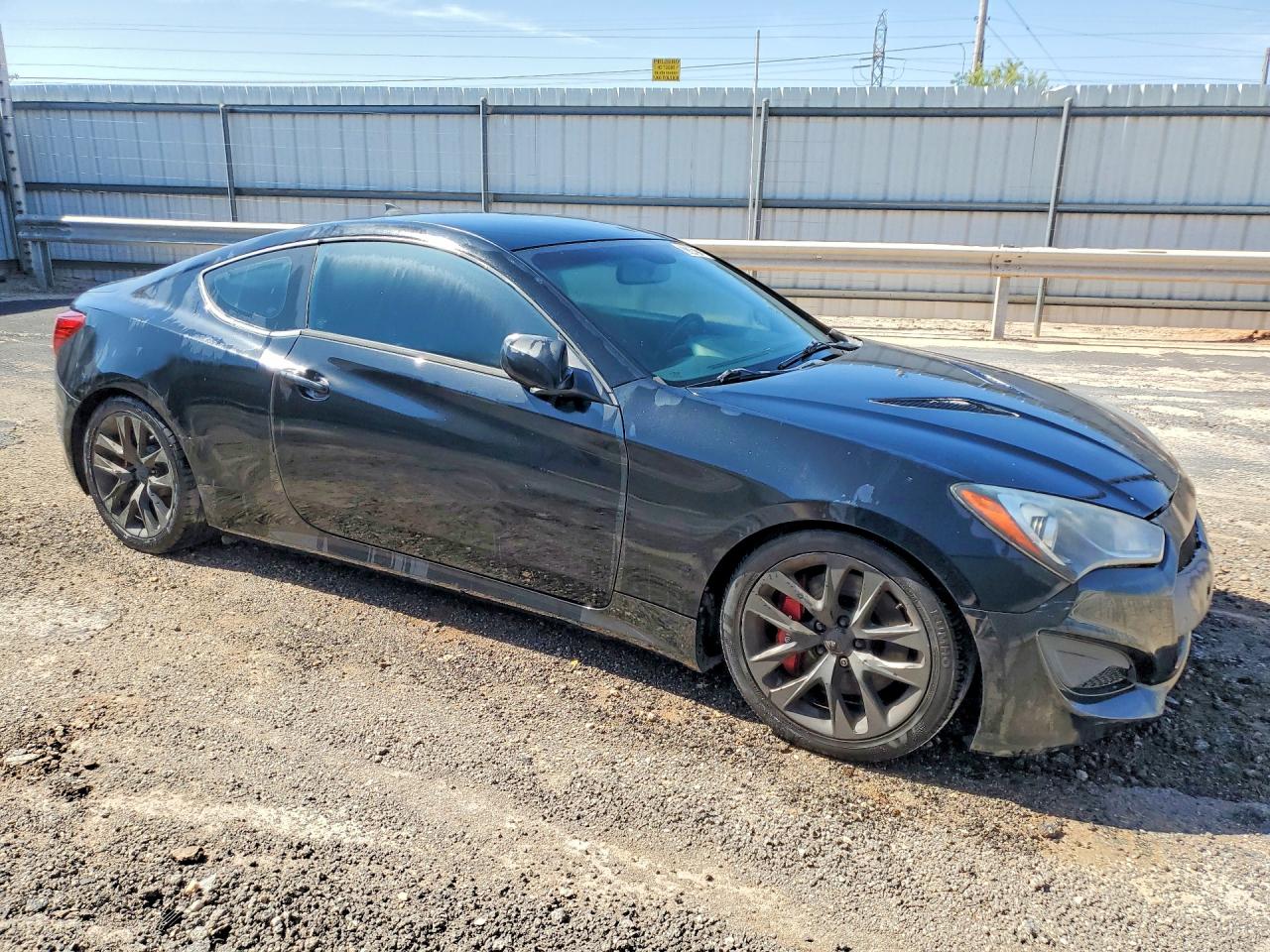2014 Hyundai Genesis Coupe 2.0t Black vin: KMHHT6KD3EU121243