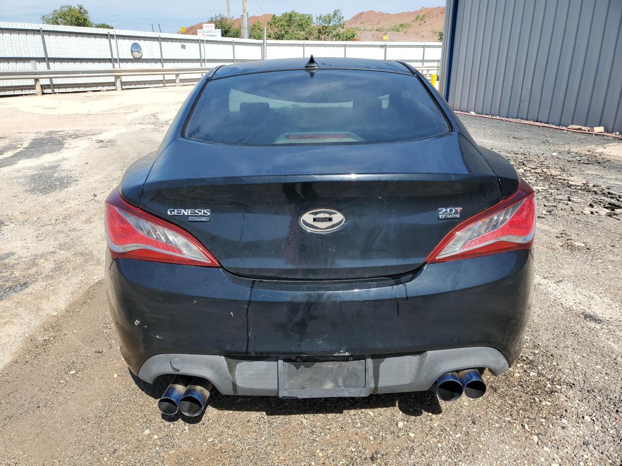 2014 Hyundai Genesis Coupe 2.0t Black vin: KMHHT6KD3EU121243 Damage: Rear Bumper, Multiple Scratches Heavy, 4