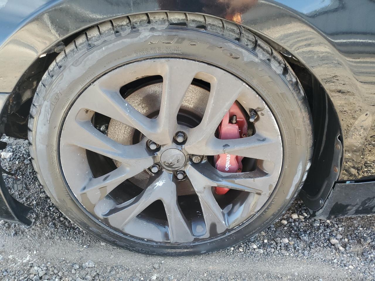 2014 Hyundai Genesis Coupe 2.0t Black vin: KMHHT6KD3EU121243 Damage: Left Front Wheel, Curb Rash, 5 To 6 Inches