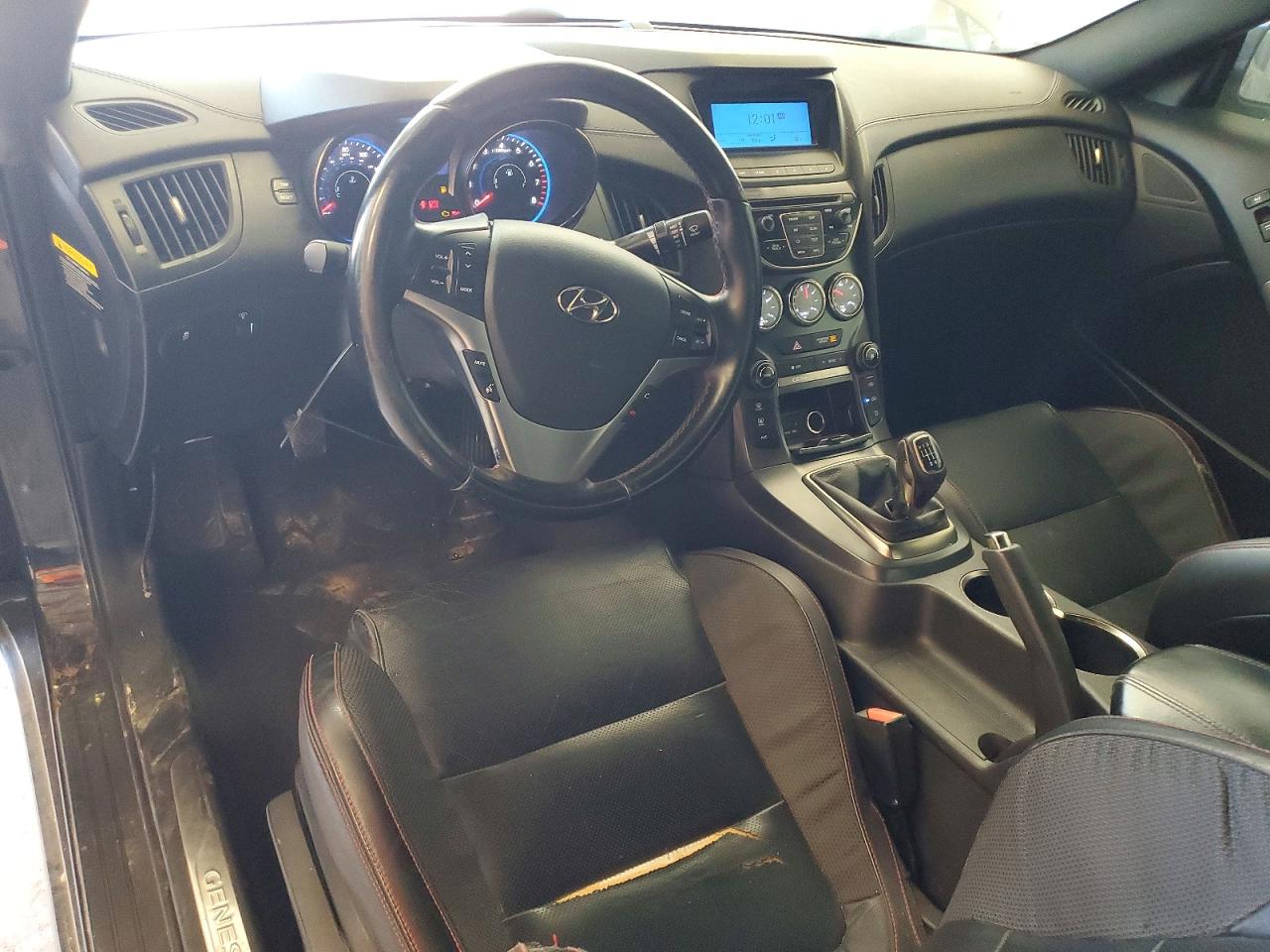 2014 Hyundai Genesis Coupe 2.0t Black vin: KMHHT6KD3EU121243