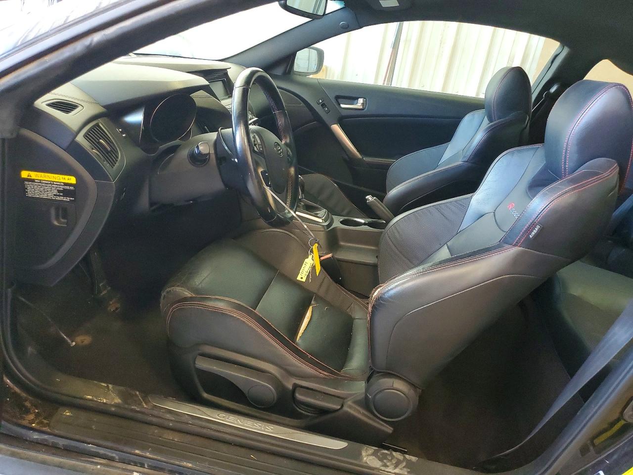2014 Hyundai Genesis Coupe 2.0t Black vin: KMHHT6KD3EU121243