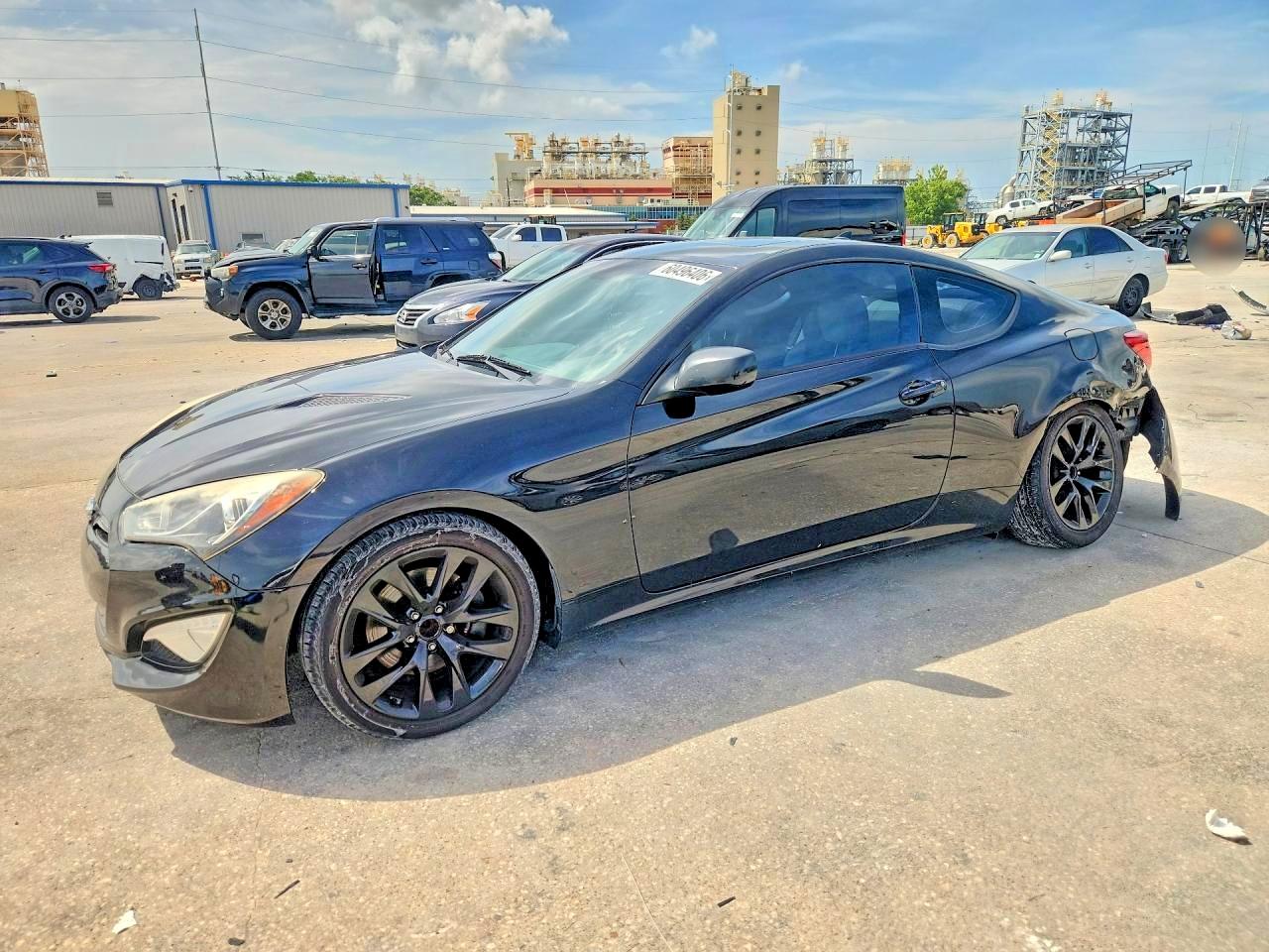 2014 Hyundai Genesis Coupe 2.0t Black vin: KMHHT6KD3EU121470