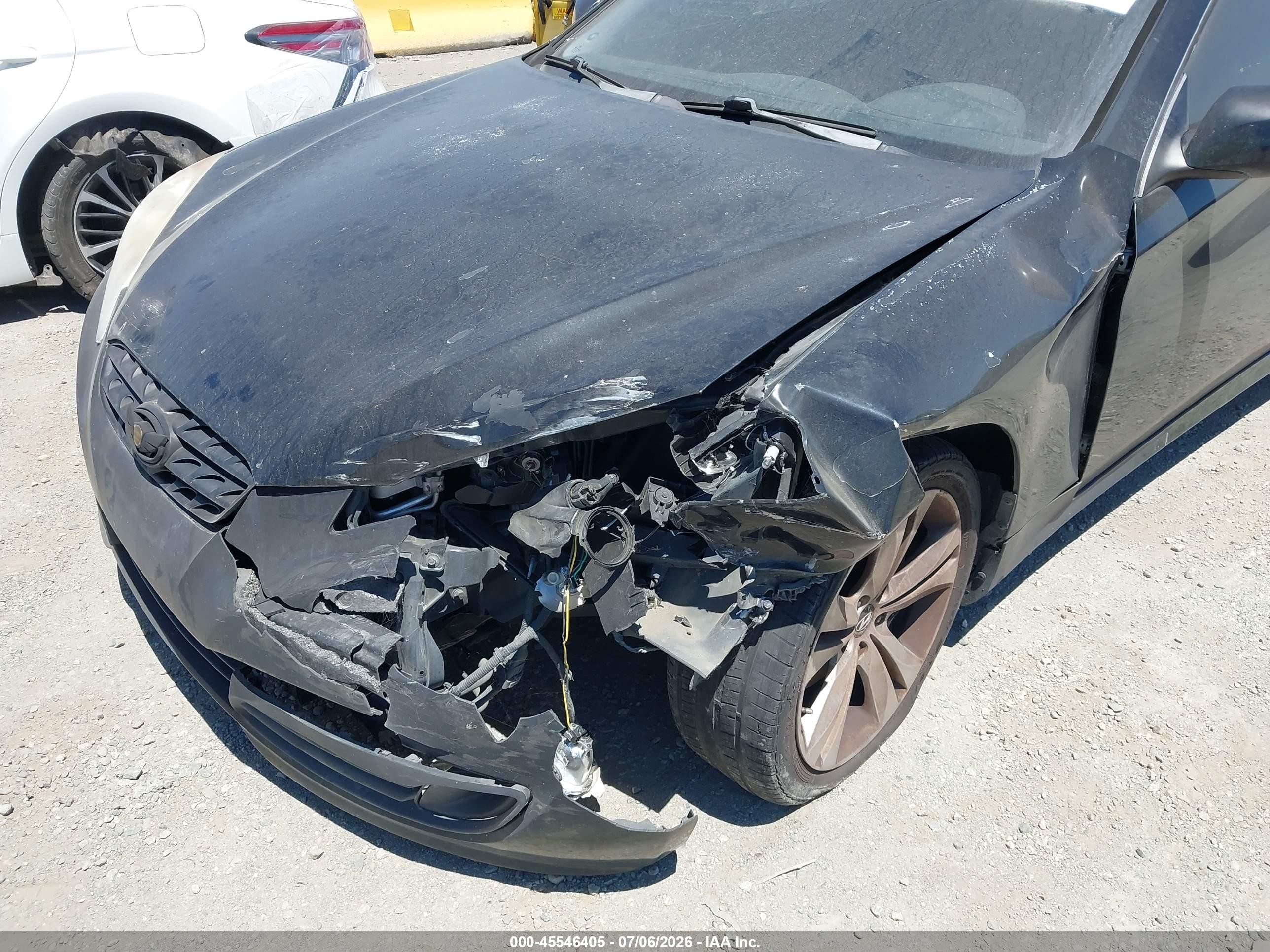 2010 Hyundai Genesis 2.0t Black vin: KMHHT6KD4AU004913