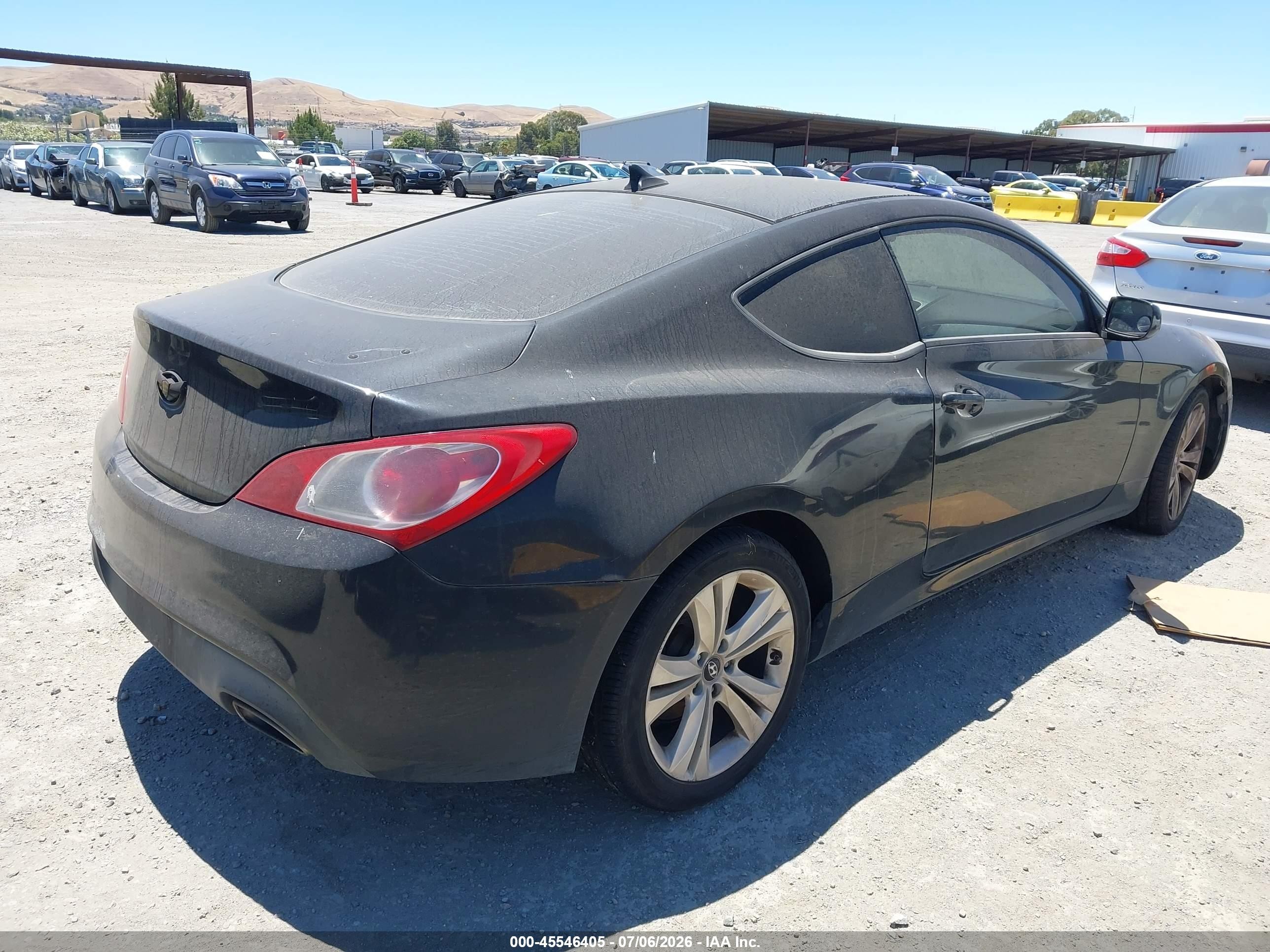 2010 Hyundai Genesis 2.0t Black vin: KMHHT6KD4AU004913