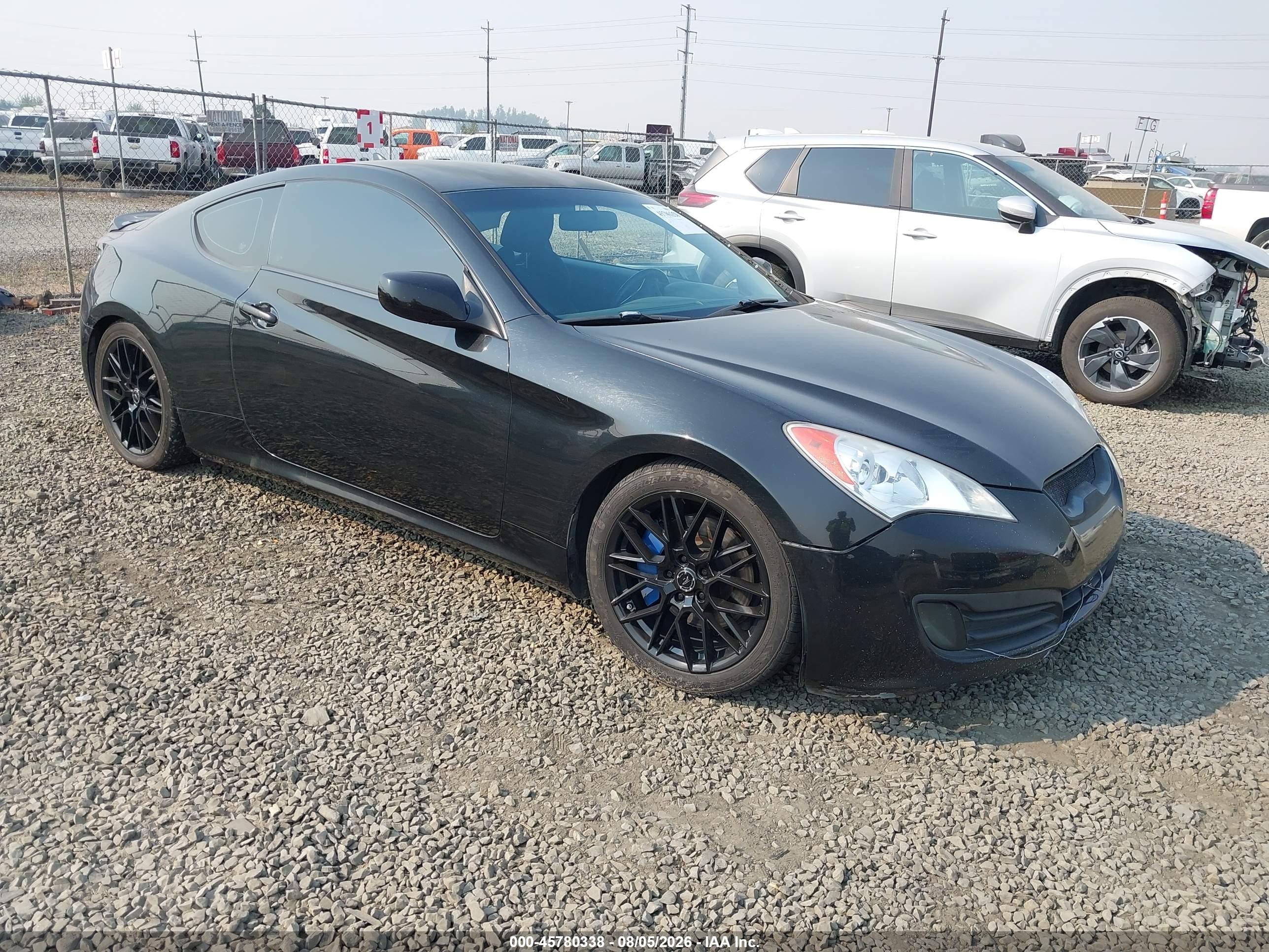 2010 Hyundai Genesis 2.0t Black vin: KMHHT6KD4AU035756