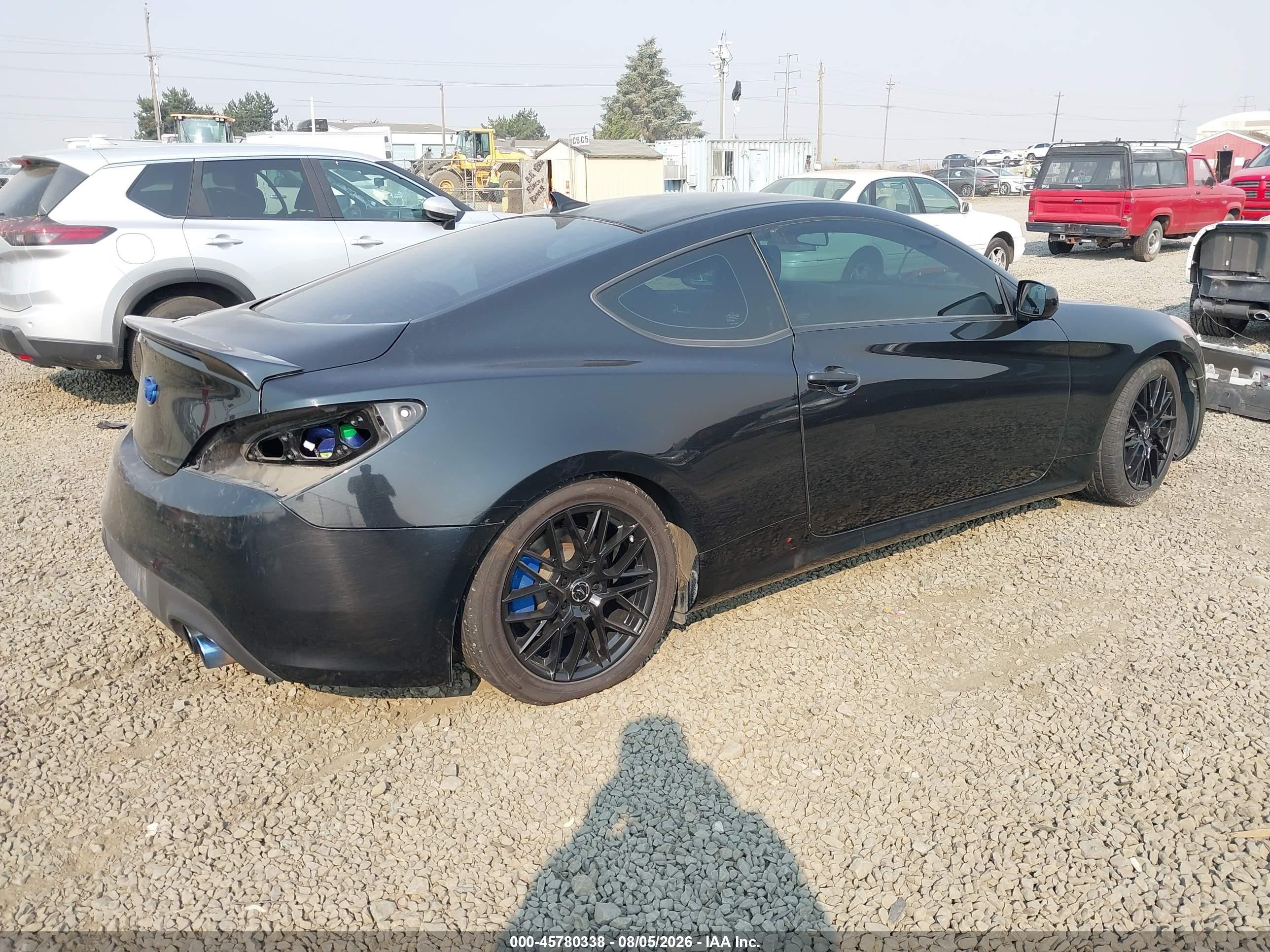 2010 Hyundai Genesis 2.0t Black vin: KMHHT6KD4AU035756