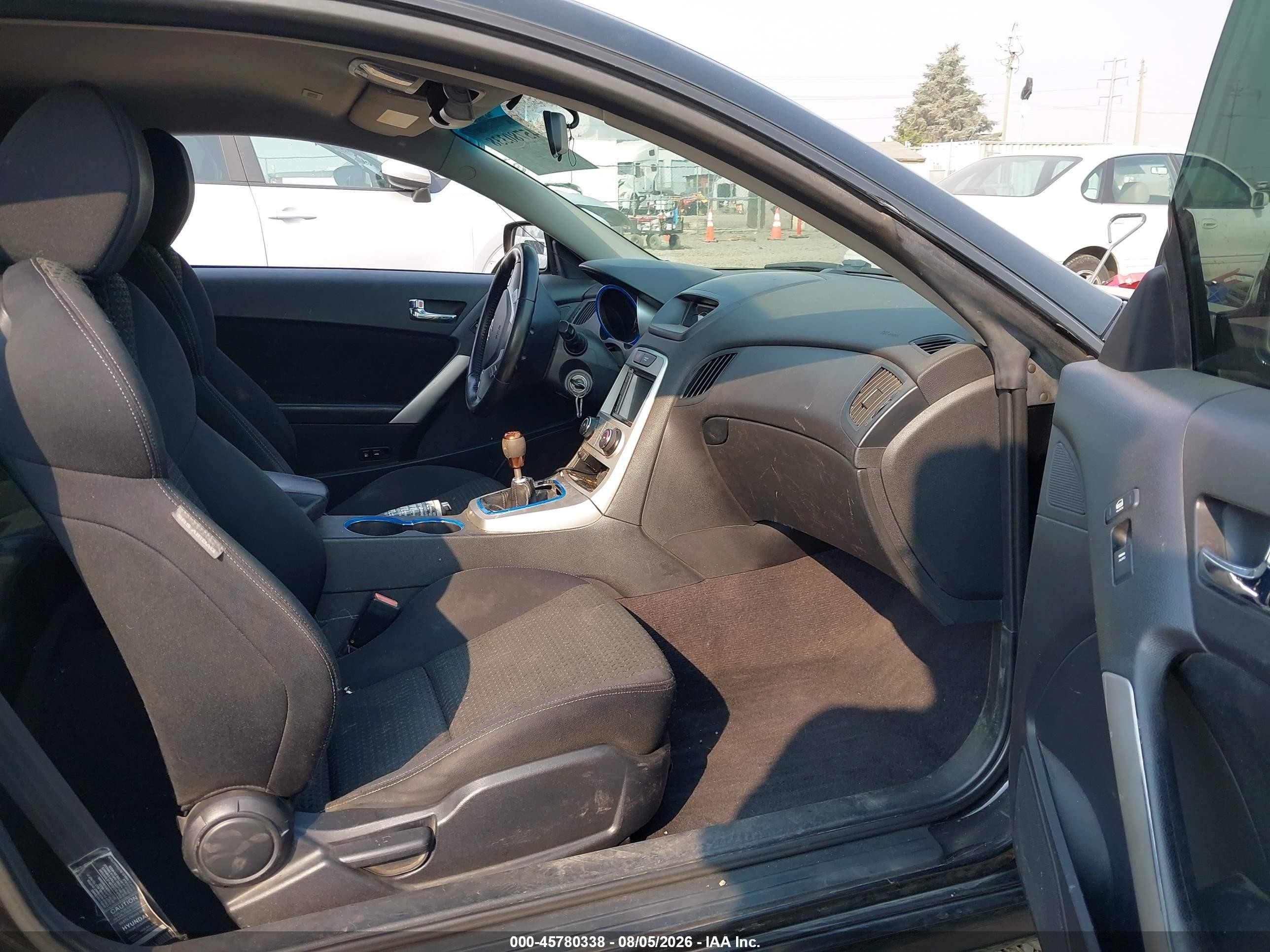 2010 Hyundai Genesis 2.0t Black vin: KMHHT6KD4AU035756