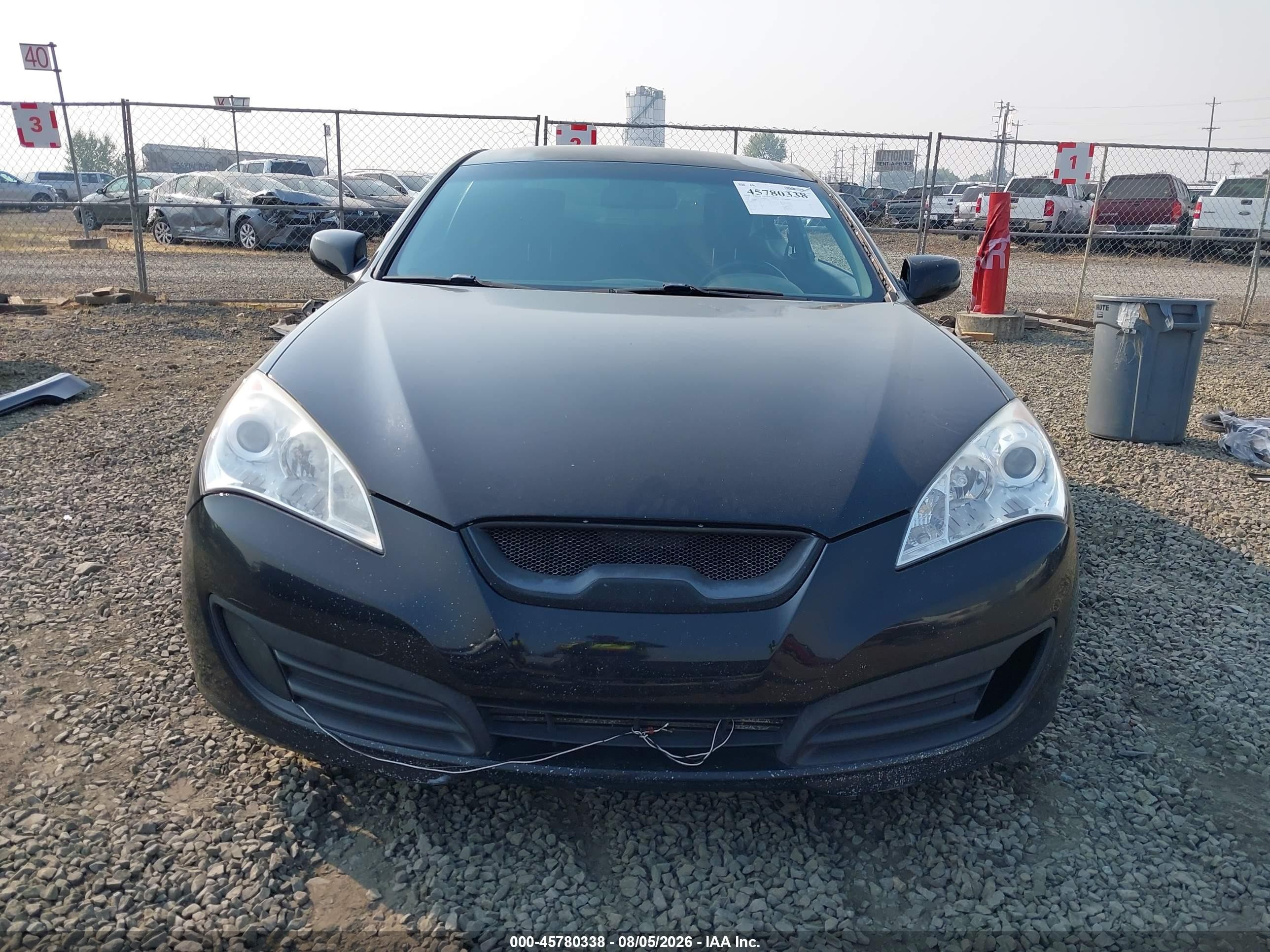 2010 Hyundai Genesis 2.0t Black vin: KMHHT6KD4AU035756