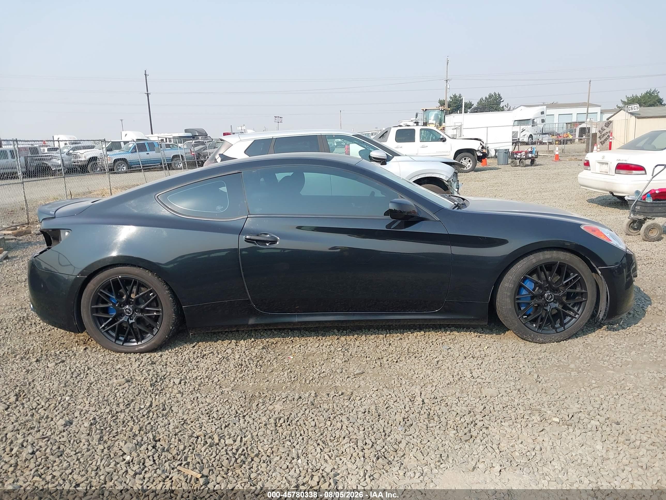 2010 Hyundai Genesis 2.0t Black vin: KMHHT6KD4AU035756