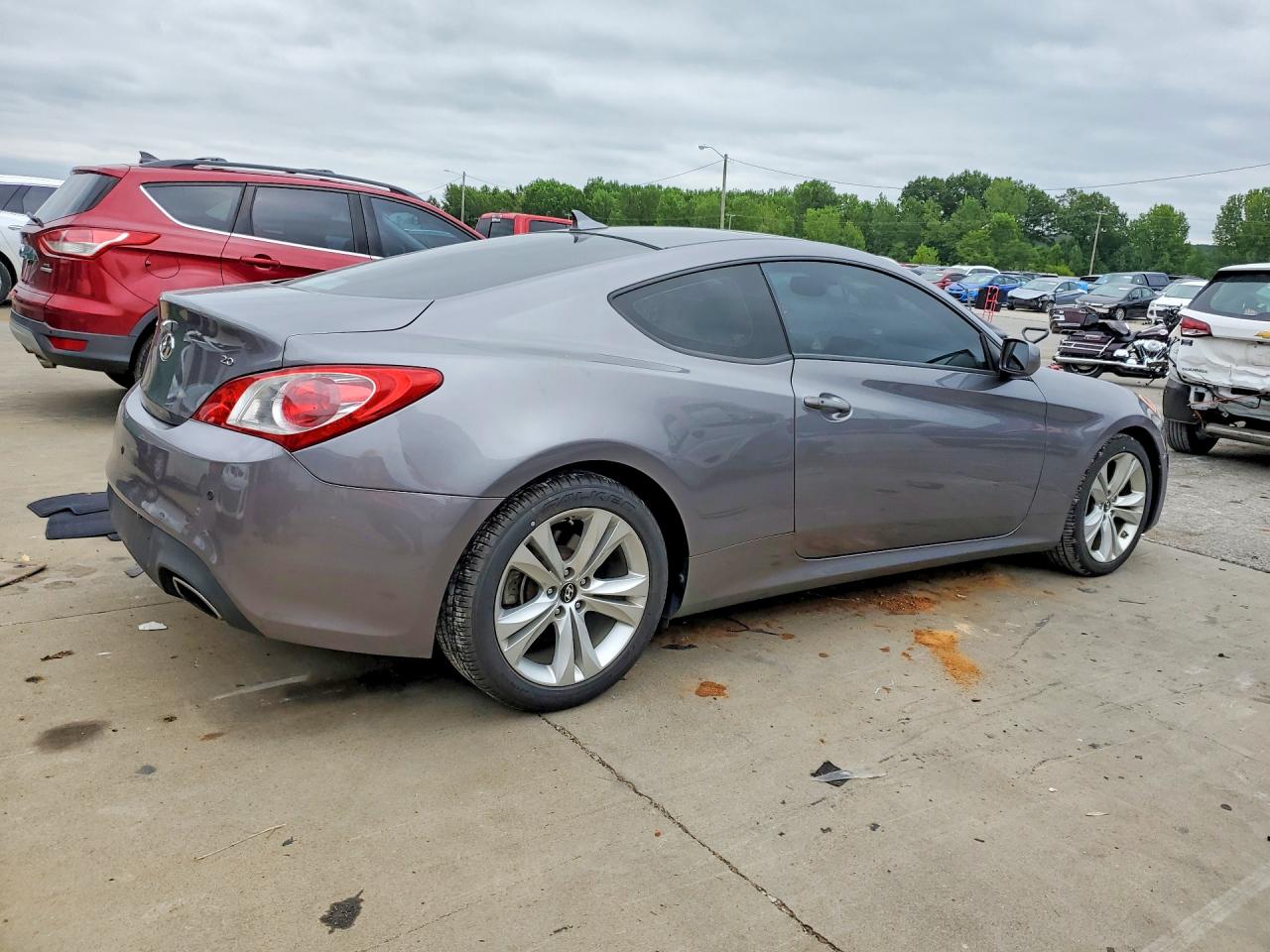 2010 Hyundai Genesis Coupe 2.0t Premium Gray vin: KMHHT6KD4AU037877