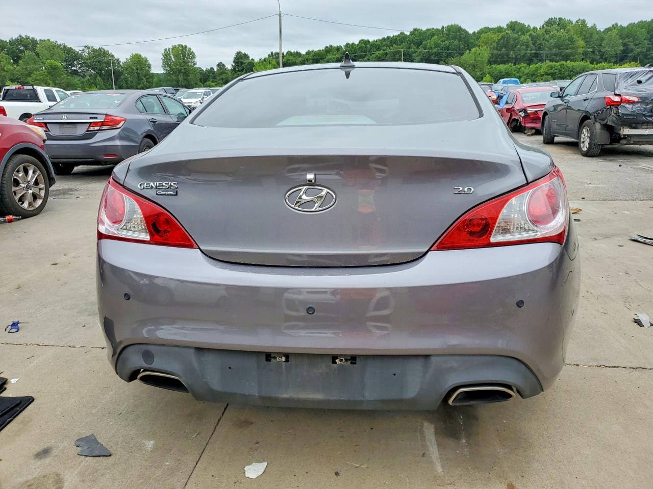 2010 Hyundai Genesis Coupe 2.0t Premium Gray vin: KMHHT6KD4AU037877