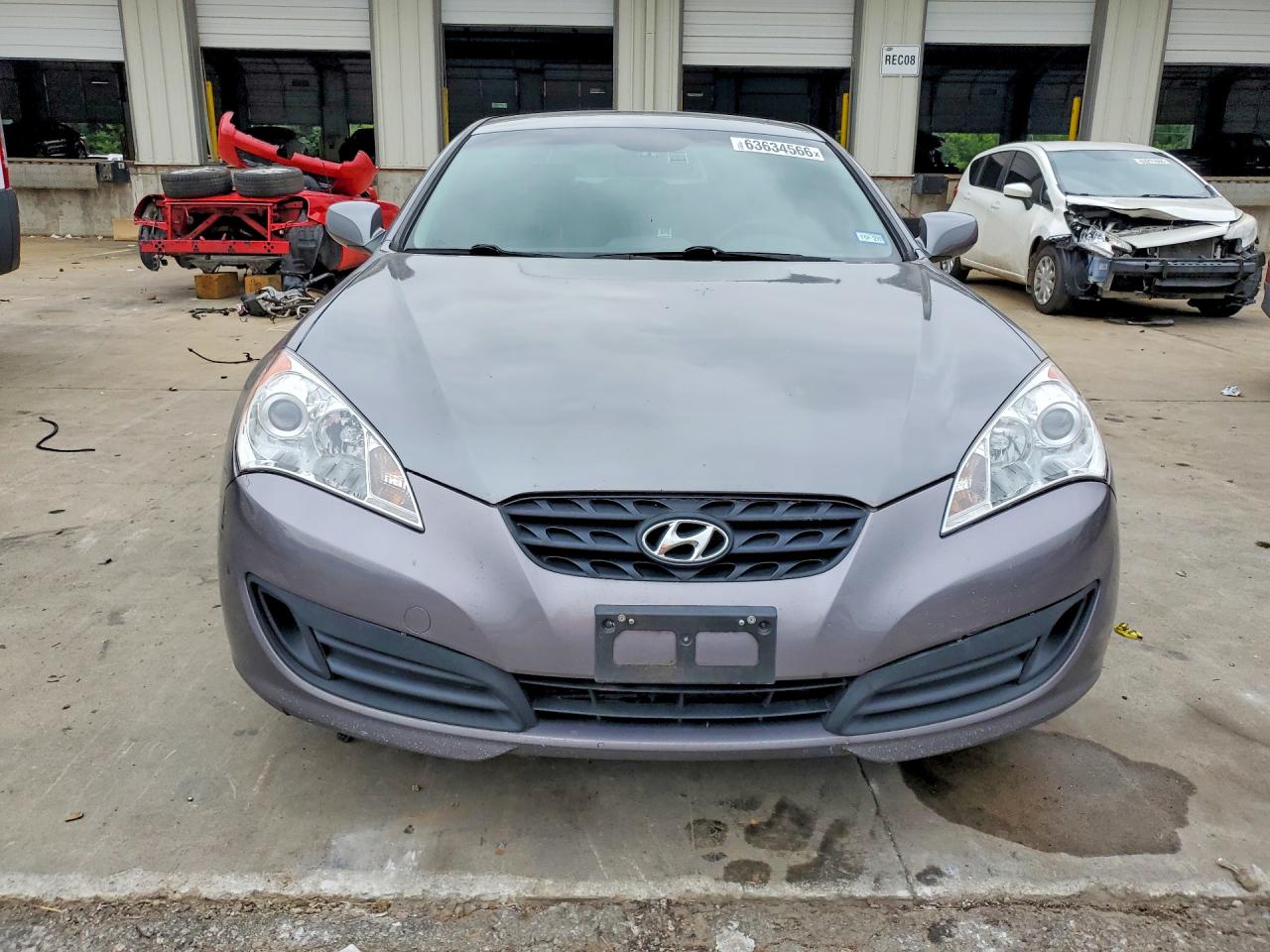 2010 Hyundai Genesis Coupe 2.0t Premium Gray vin: KMHHT6KD4AU037877