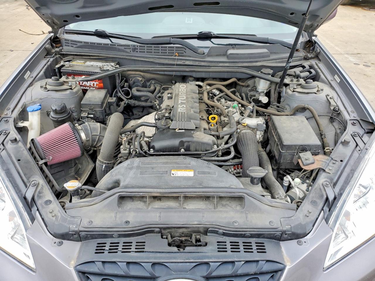 2010 Hyundai Genesis Coupe 2.0t Premium Gray vin: KMHHT6KD4AU037877