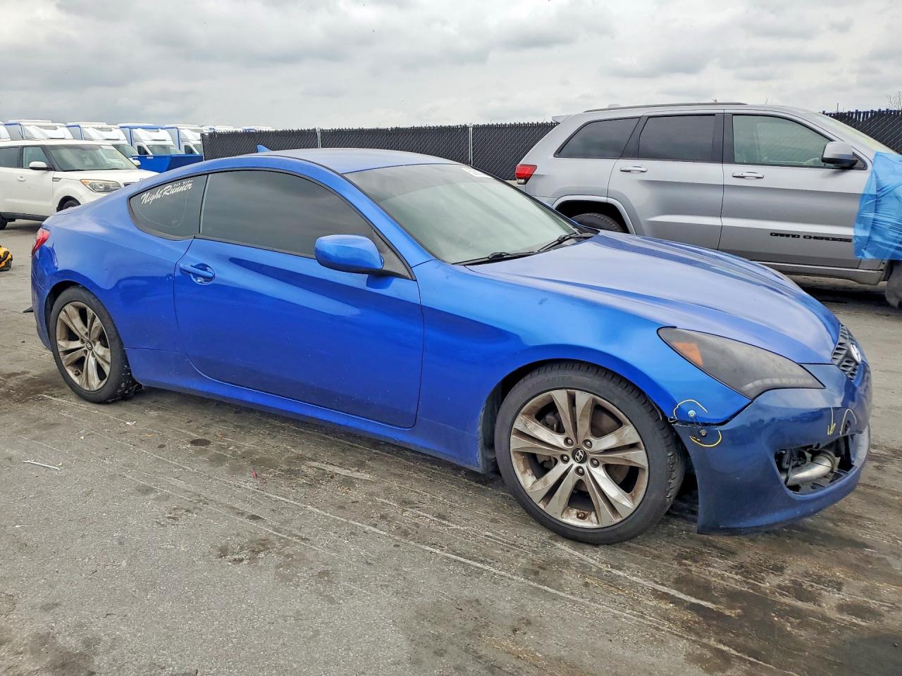 2010 Hyundai Genesis Coupe 2.0t Синий vin: KMHHT6KD4AU039273