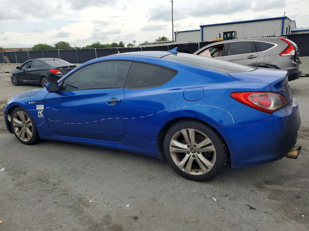 2010 Hyundai Genesis Coupe 2.0t Синий vin: KMHHT6KD4AU039273