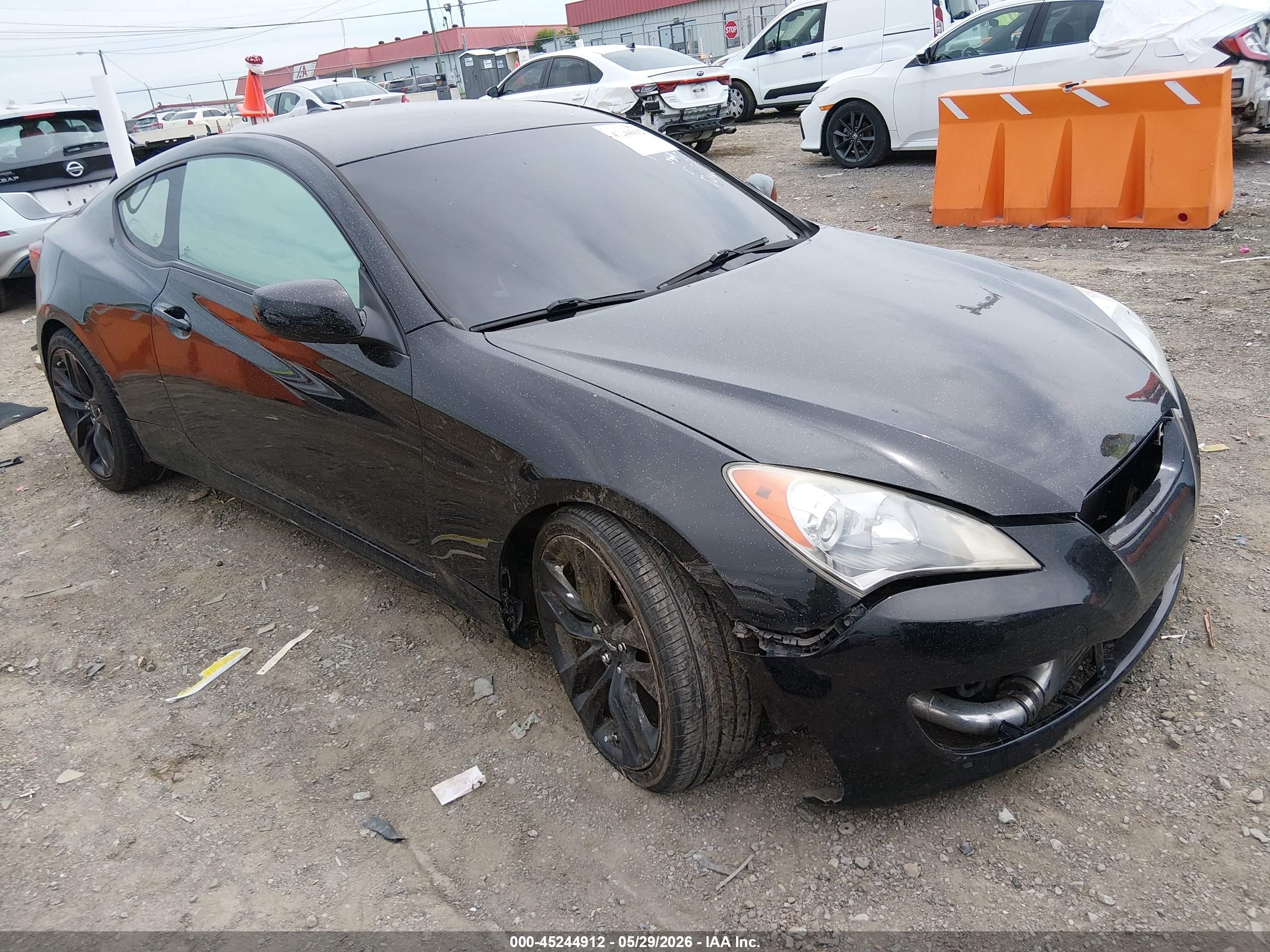 2011 Hyundai Genesis 2.0t R-spec Черный vin: KMHHT6KD4BU054261