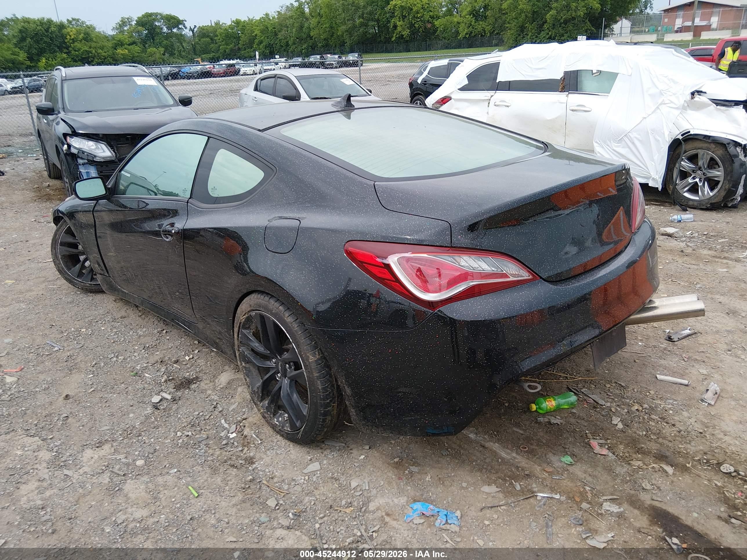 2011 Hyundai Genesis 2.0t R-spec Черный vin: KMHHT6KD4BU054261
