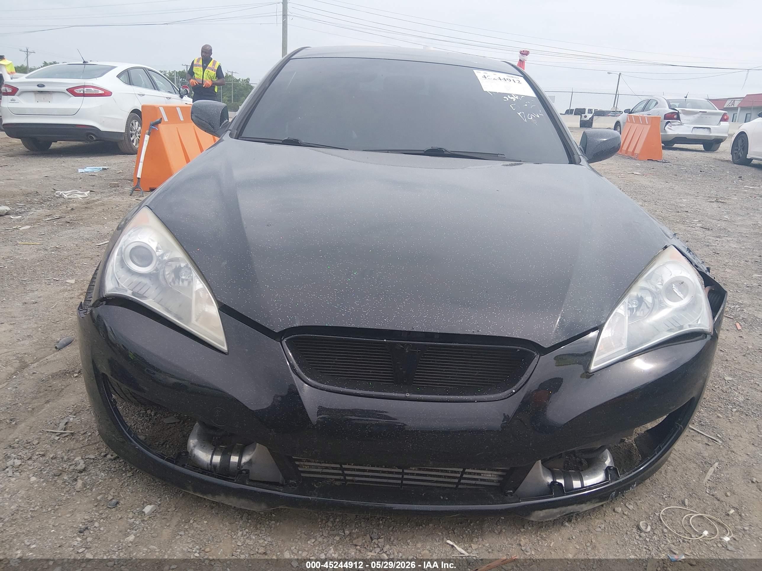 2011 Hyundai Genesis 2.0t R-spec Черный vin: KMHHT6KD4BU054261