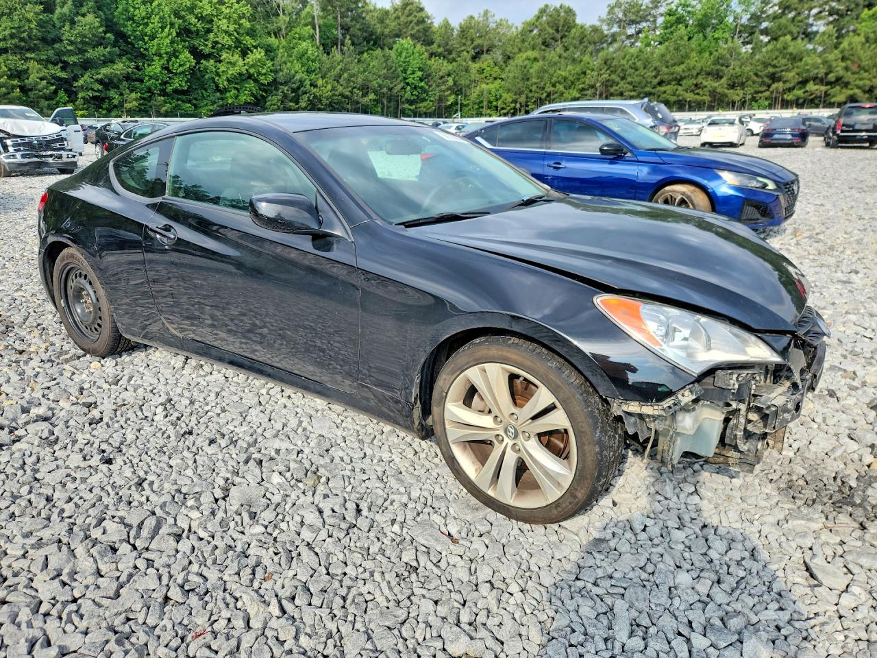 2012 Hyundai Genesis Coupe 2.0t Black vin: KMHHT6KD4CU070431