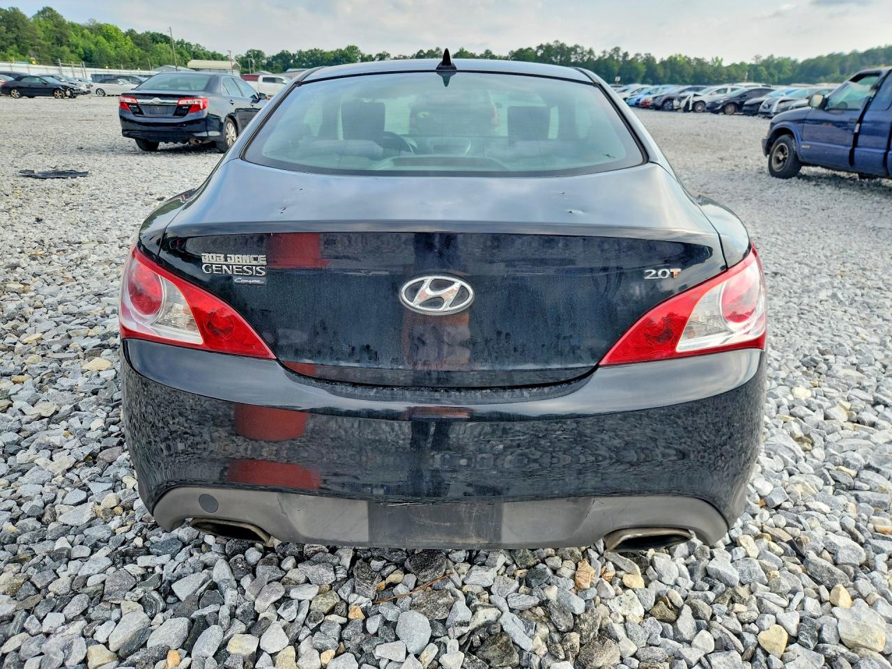2012 Hyundai Genesis Coupe 2.0t Black vin: KMHHT6KD4CU070431