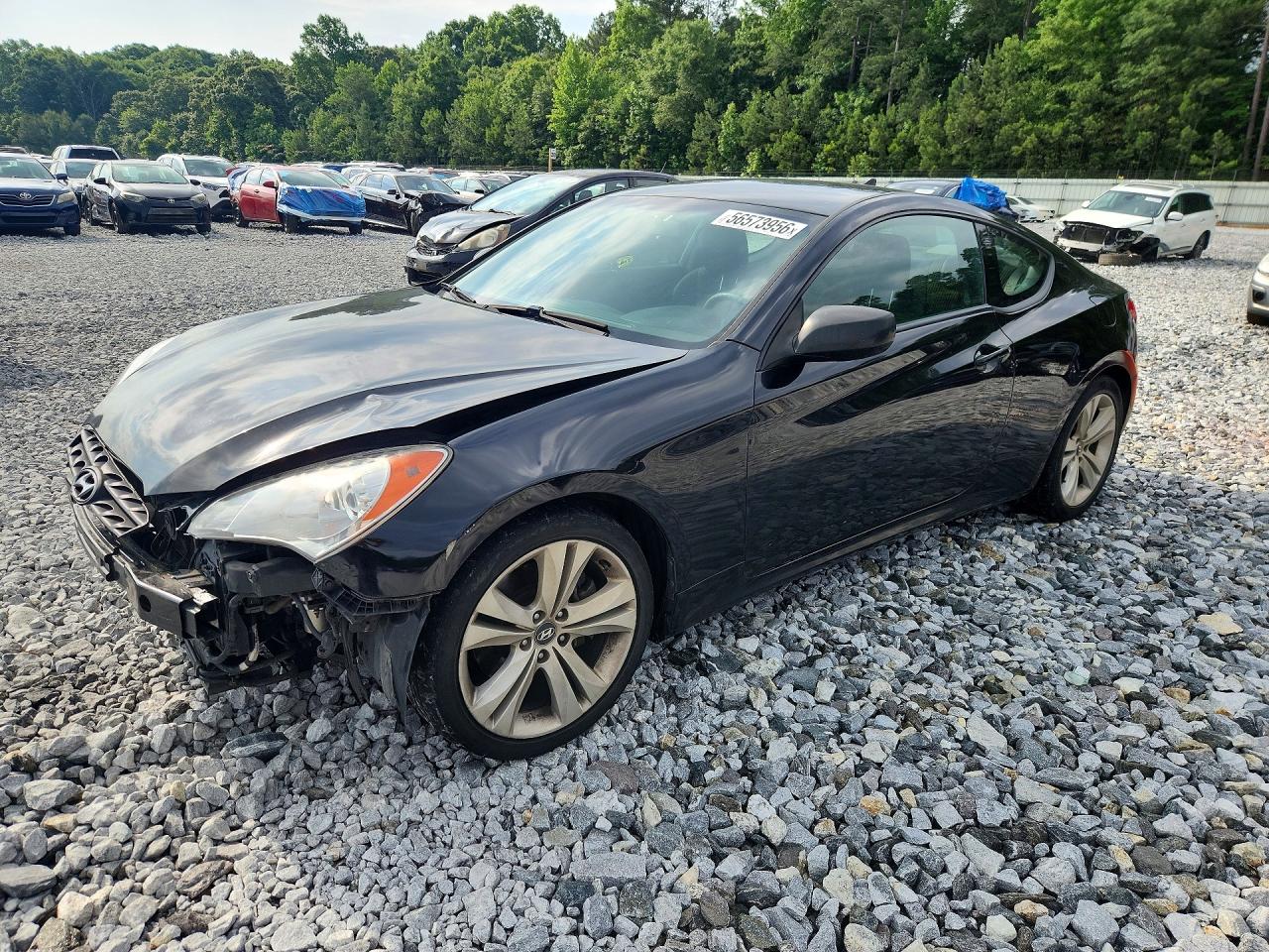 2012 Hyundai Genesis Coupe 2.0t Black vin: KMHHT6KD4CU070431