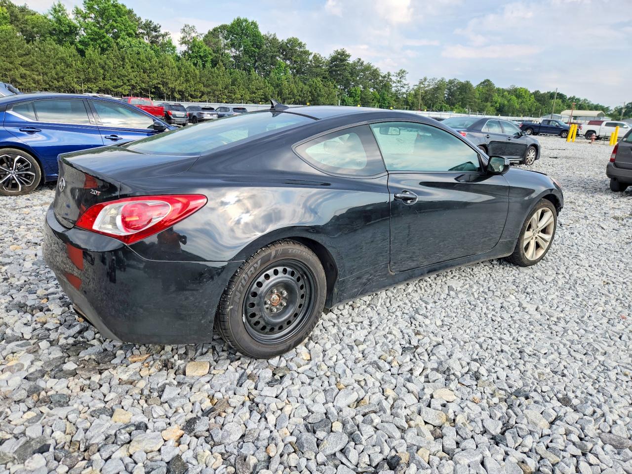 2012 Hyundai Genesis Coupe 2.0t Black vin: KMHHT6KD4CU070431