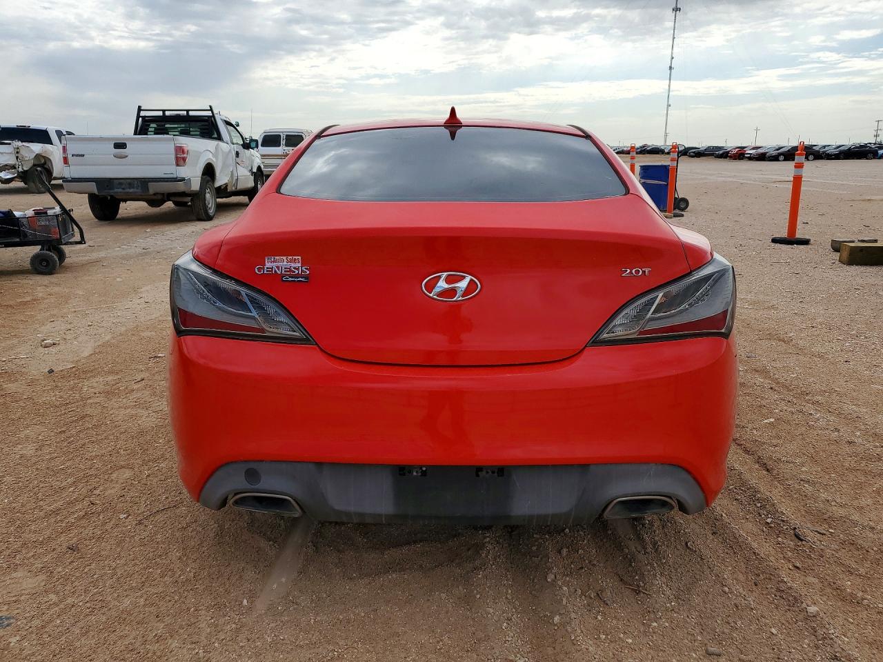 2012 Hyundai Genesis Coupe 2.0t Red vin: KMHHT6KD4CU076990
