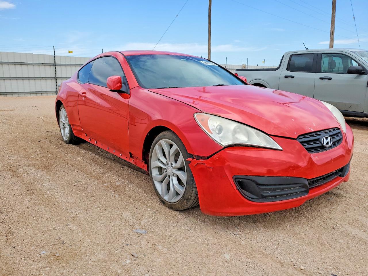 2012 Hyundai Genesis Coupe 2.0t Red vin: KMHHT6KD4CU076990