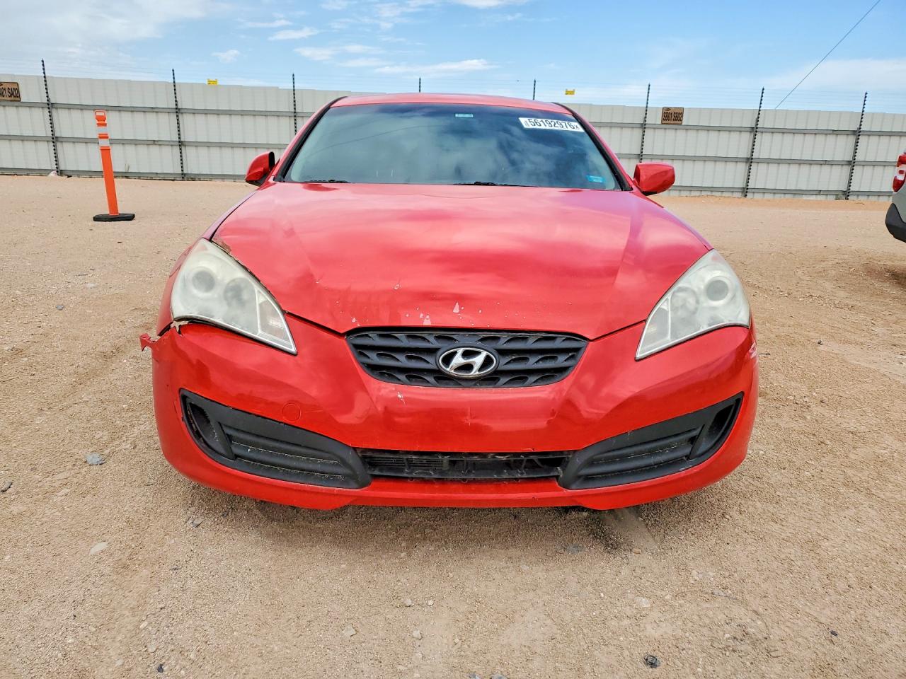 2012 Hyundai Genesis Coupe 2.0t Red vin: KMHHT6KD4CU076990