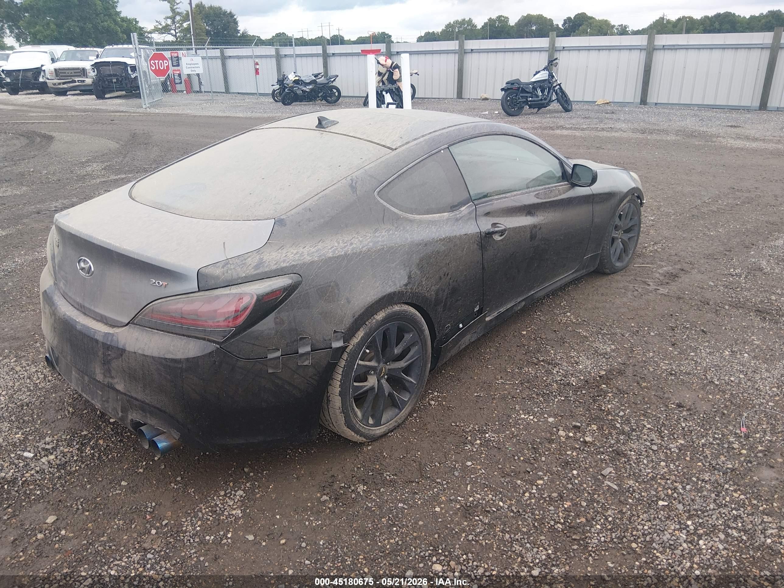 2013 Hyundai Genesis 2.0t Premium Black vin: KMHHT6KD4DU080507