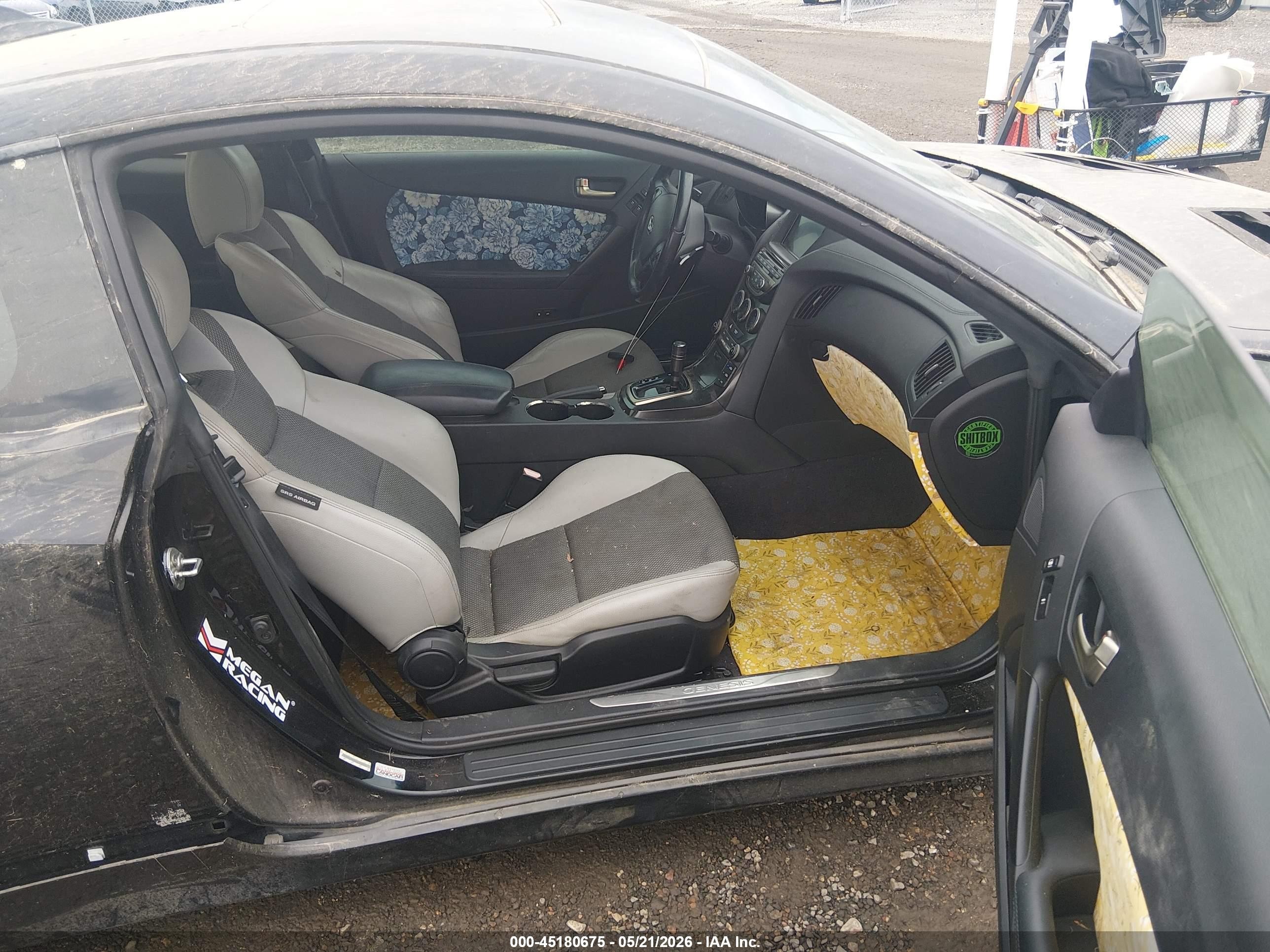 2013 Hyundai Genesis 2.0t Premium Black vin: KMHHT6KD4DU080507