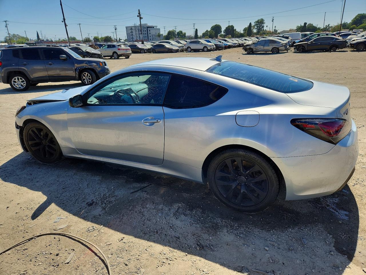 2013 Hyundai Genesis Coupe 2.0t Silver vin: KMHHT6KD4DU084671